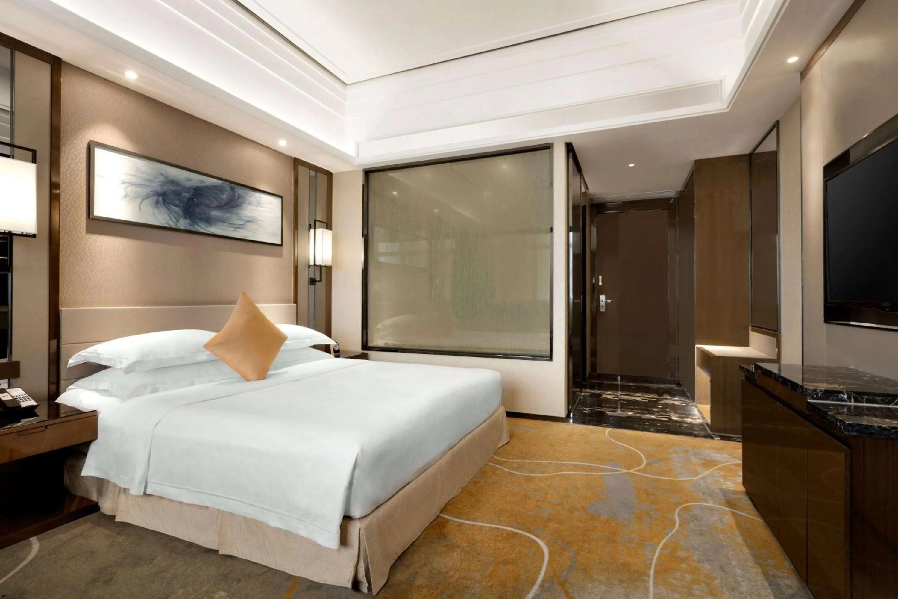 Photo of the whole room, Bed in Ramada Foshan Hotel