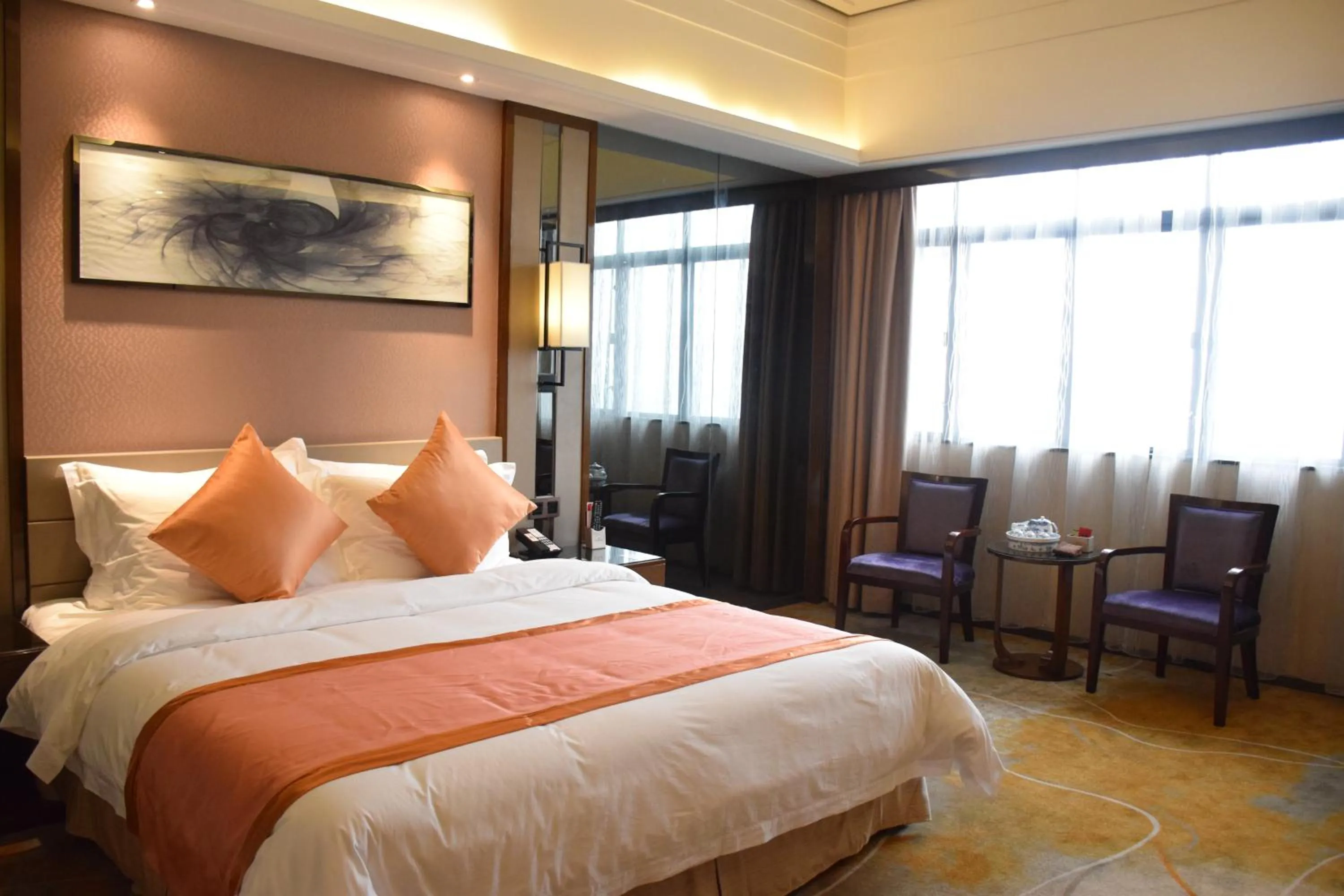 Bedroom, Bed in Ramada Foshan Hotel