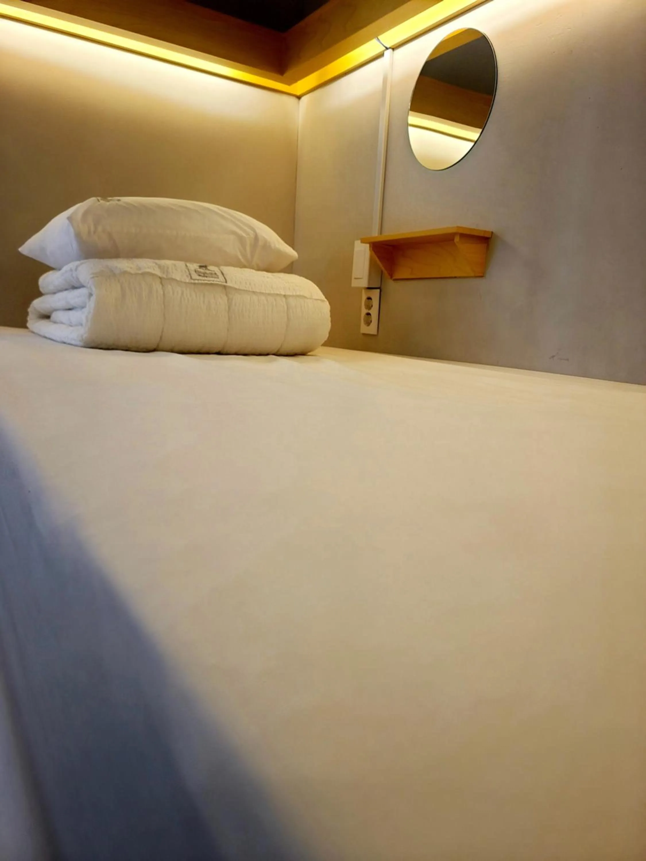 Bed in Elephant Hostel Nampo