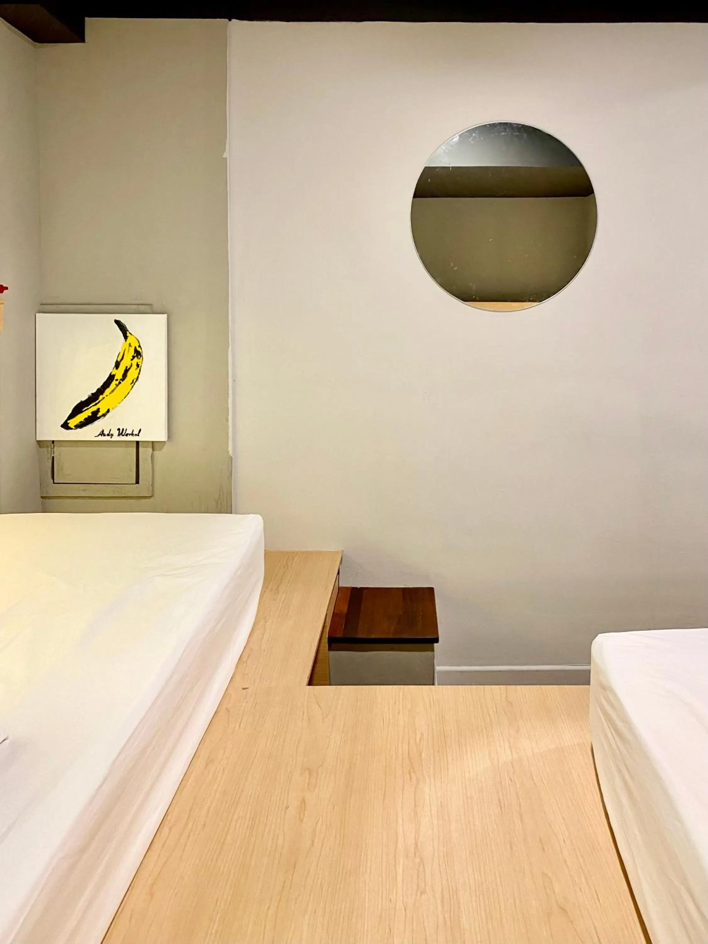 Bed in Elephant Hostel Nampo