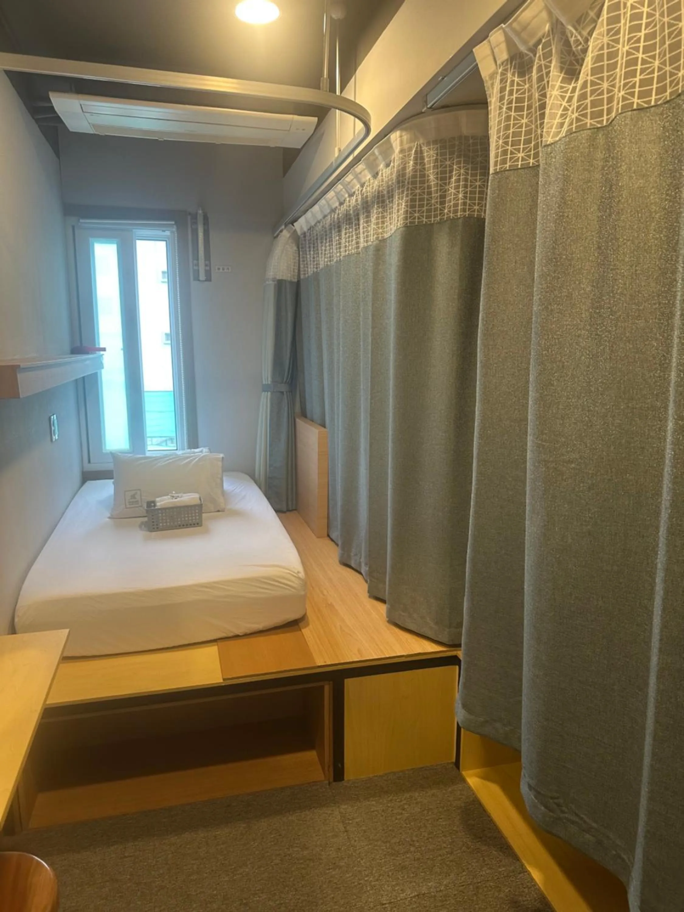 Bed in Elephant Hostel Nampo