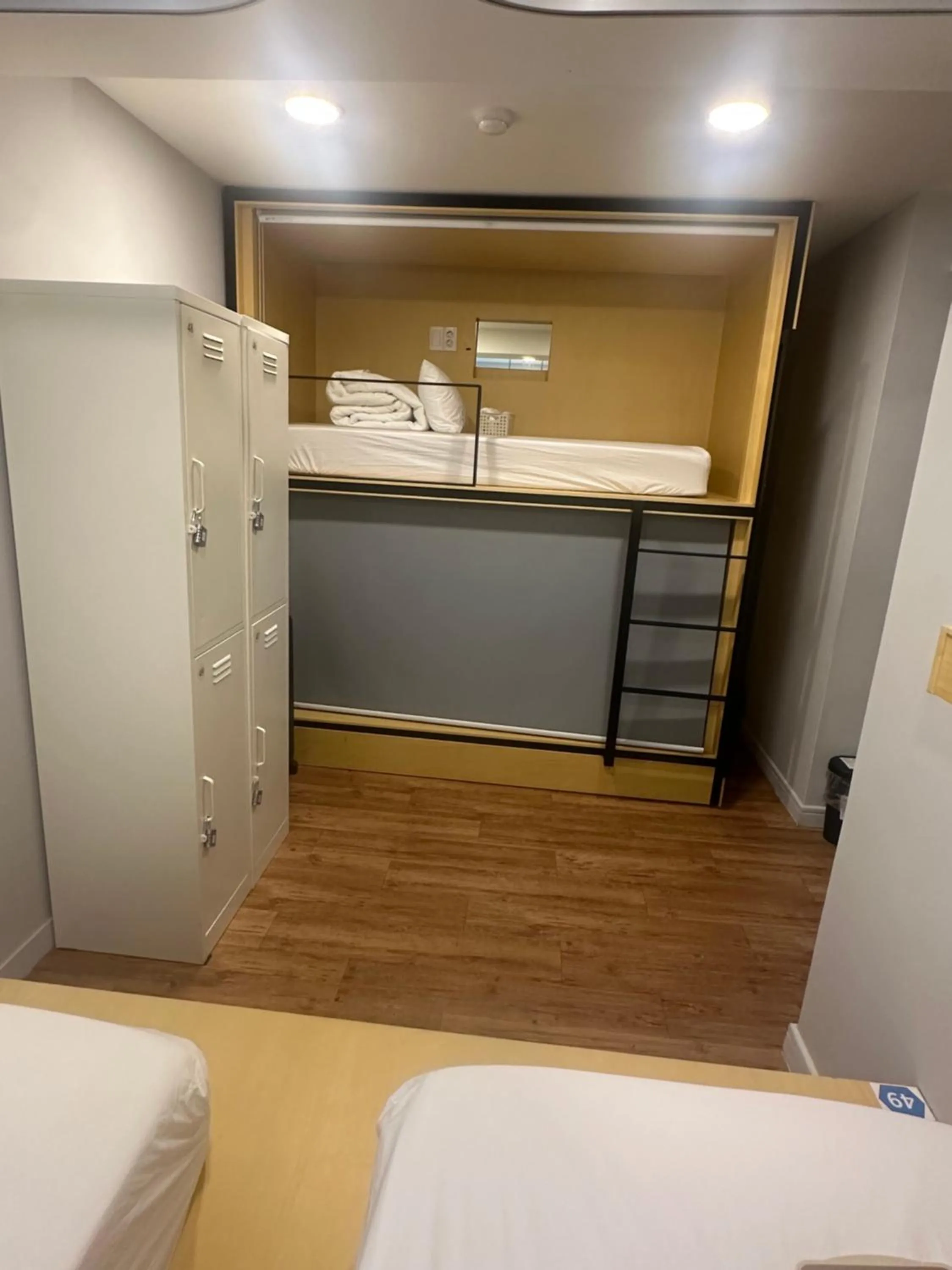 Bed in Elephant Hostel Nampo