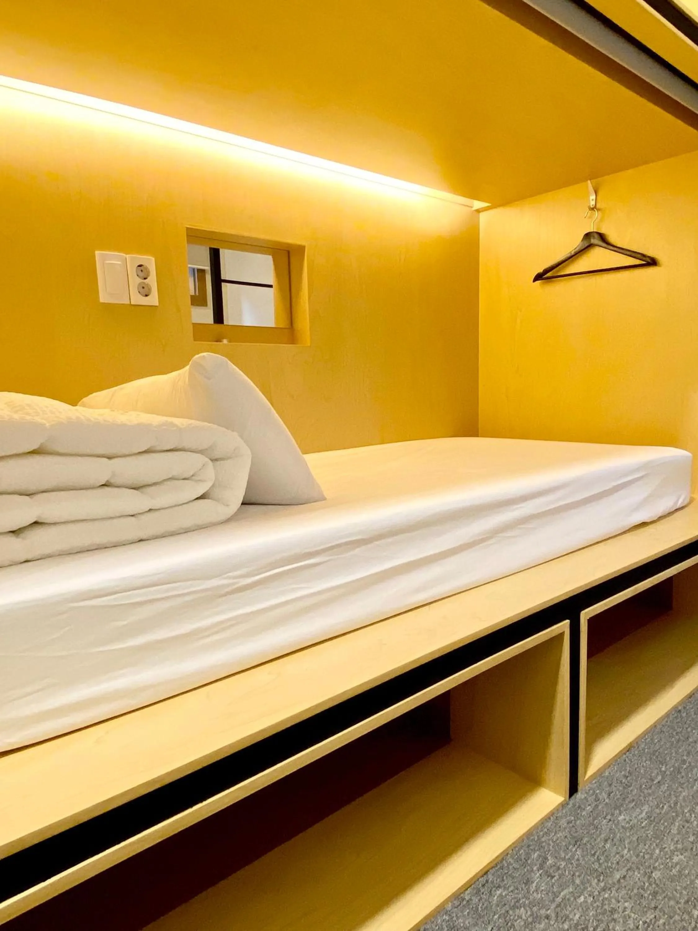 Bed in Elephant Hostel Nampo