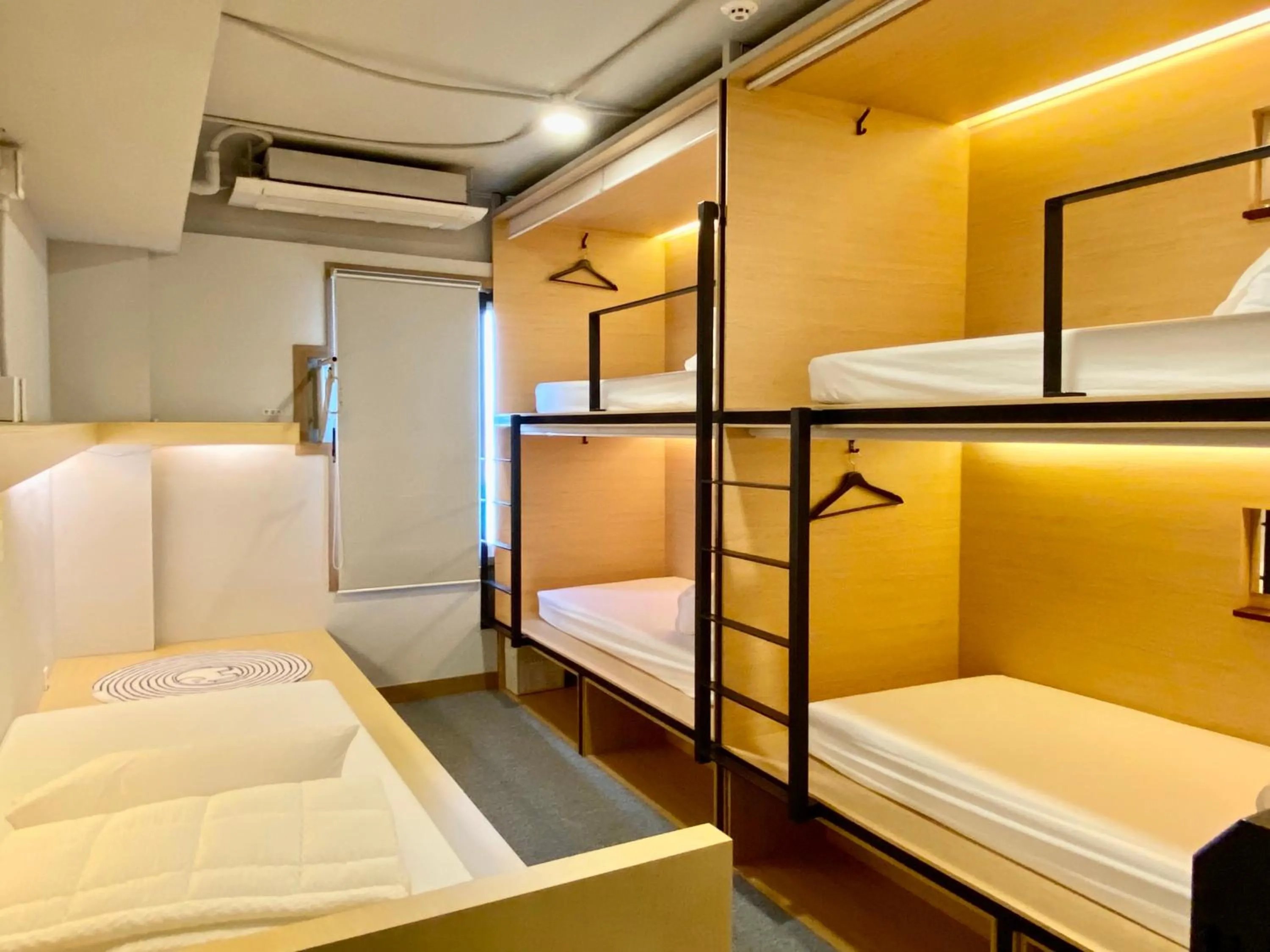 Bed in Elephant Hostel Nampo