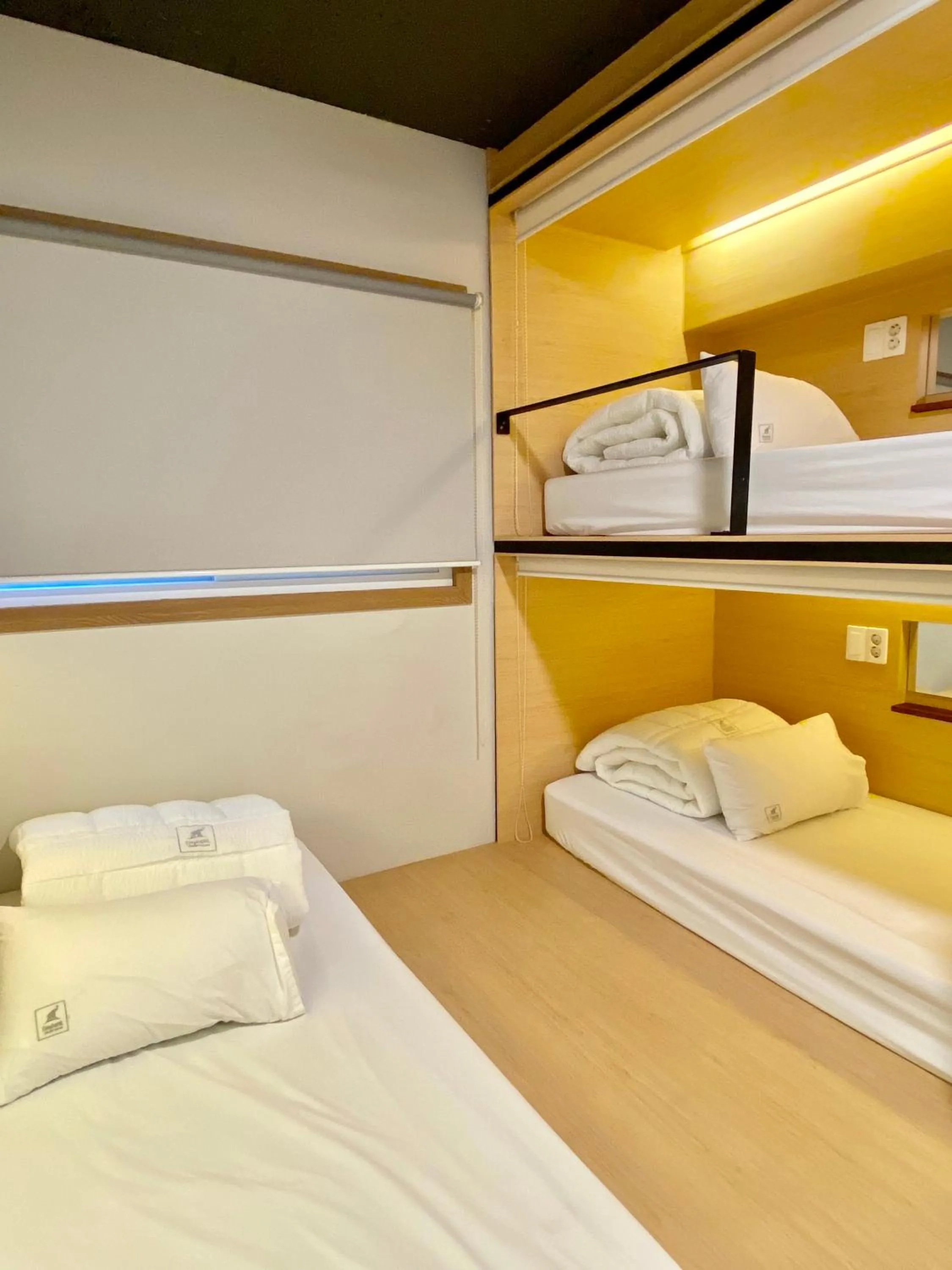 Bed in Elephant Hostel Nampo