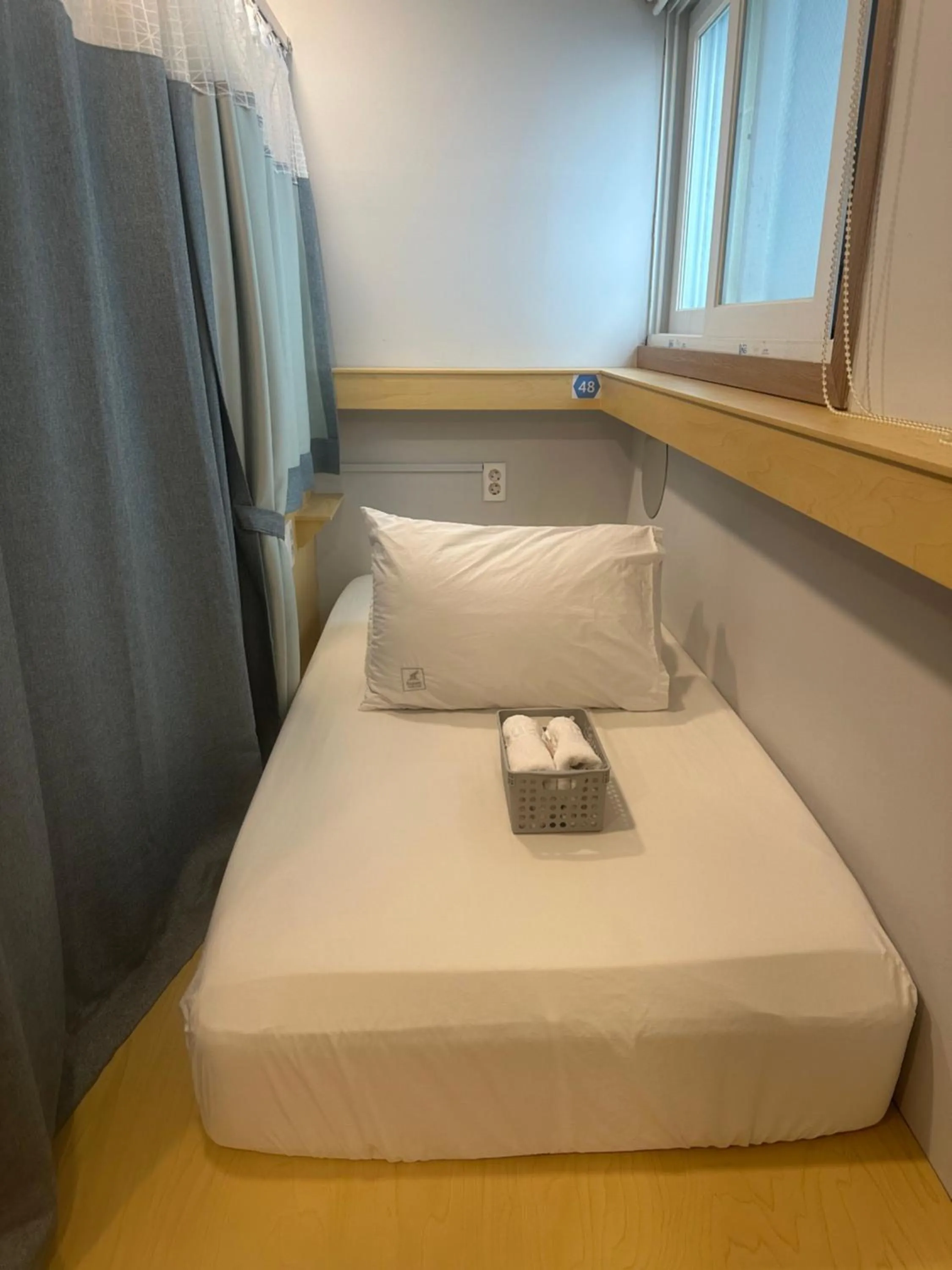 Bed in Elephant Hostel Nampo