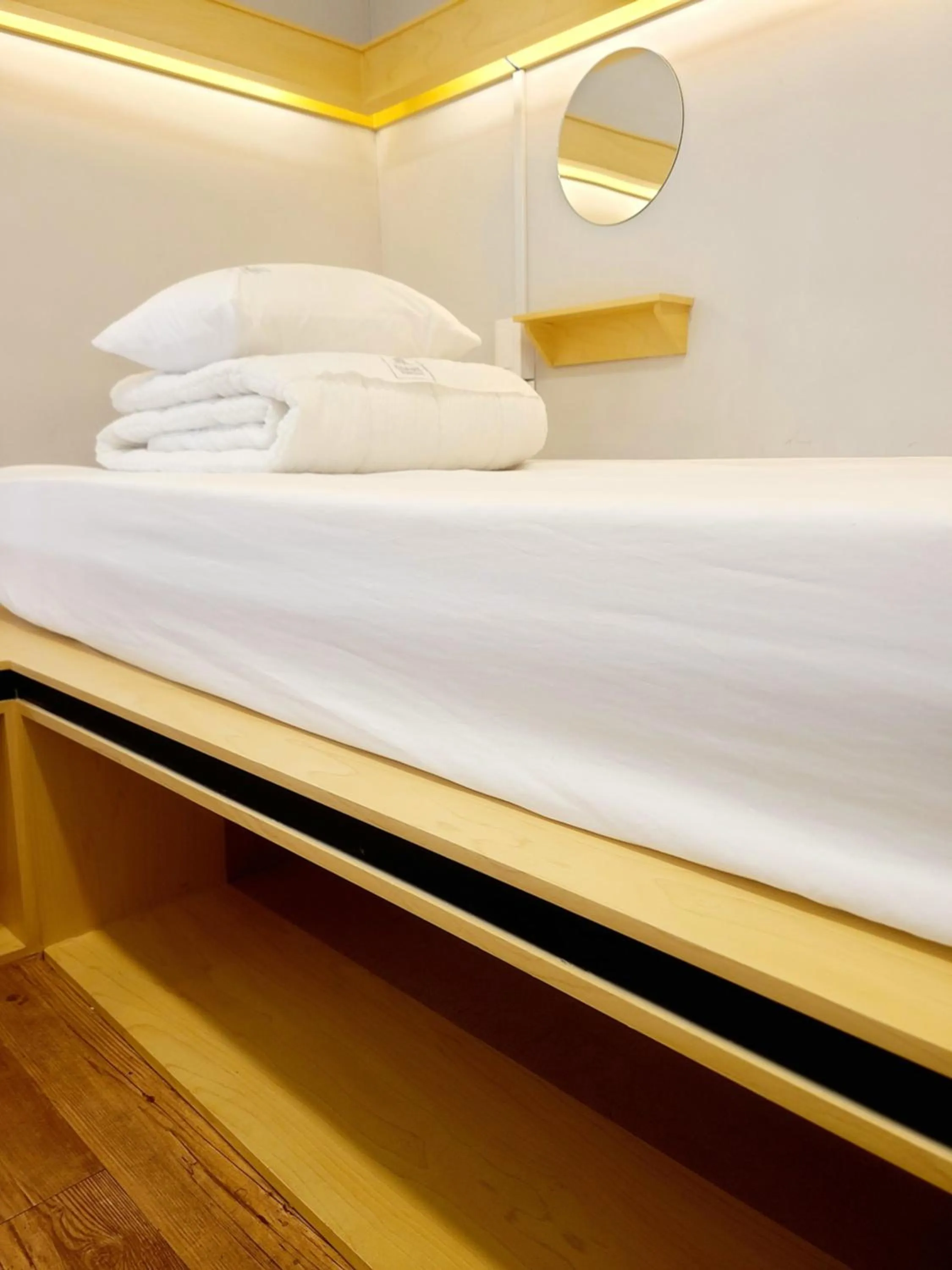 Bed in Elephant Hostel Nampo