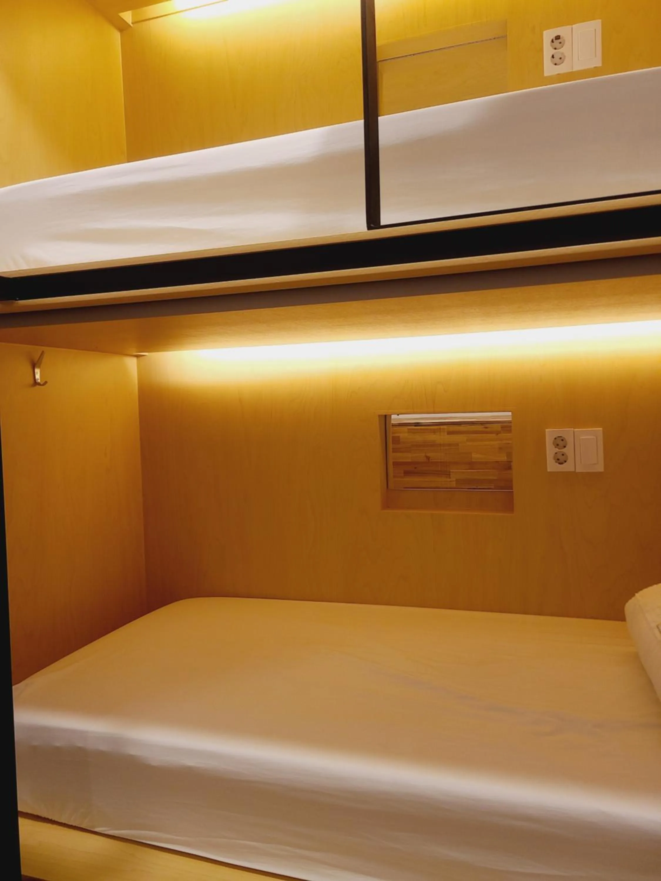 Bed in Elephant Hostel Nampo