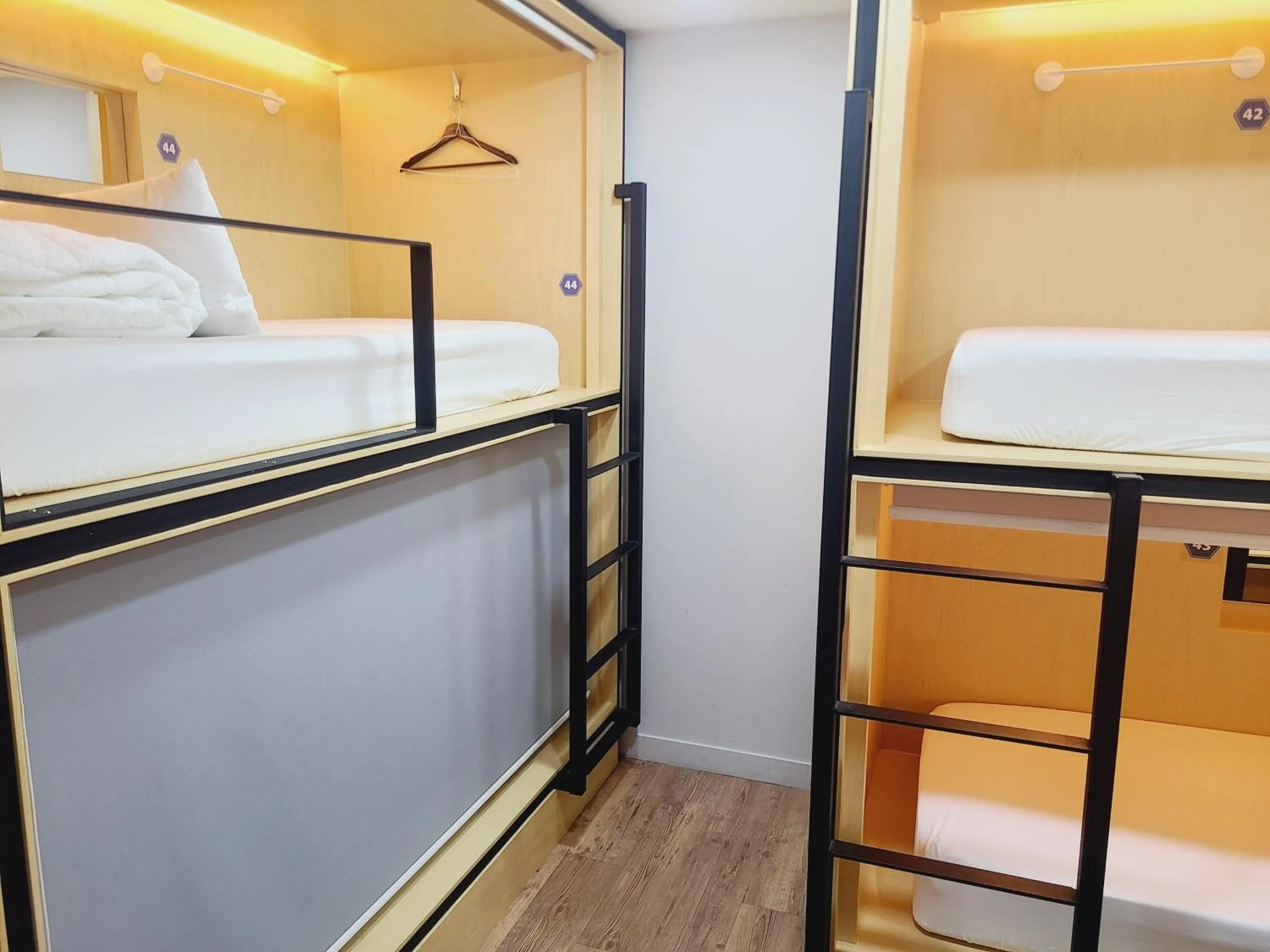 Bed in Elephant Hostel Nampo