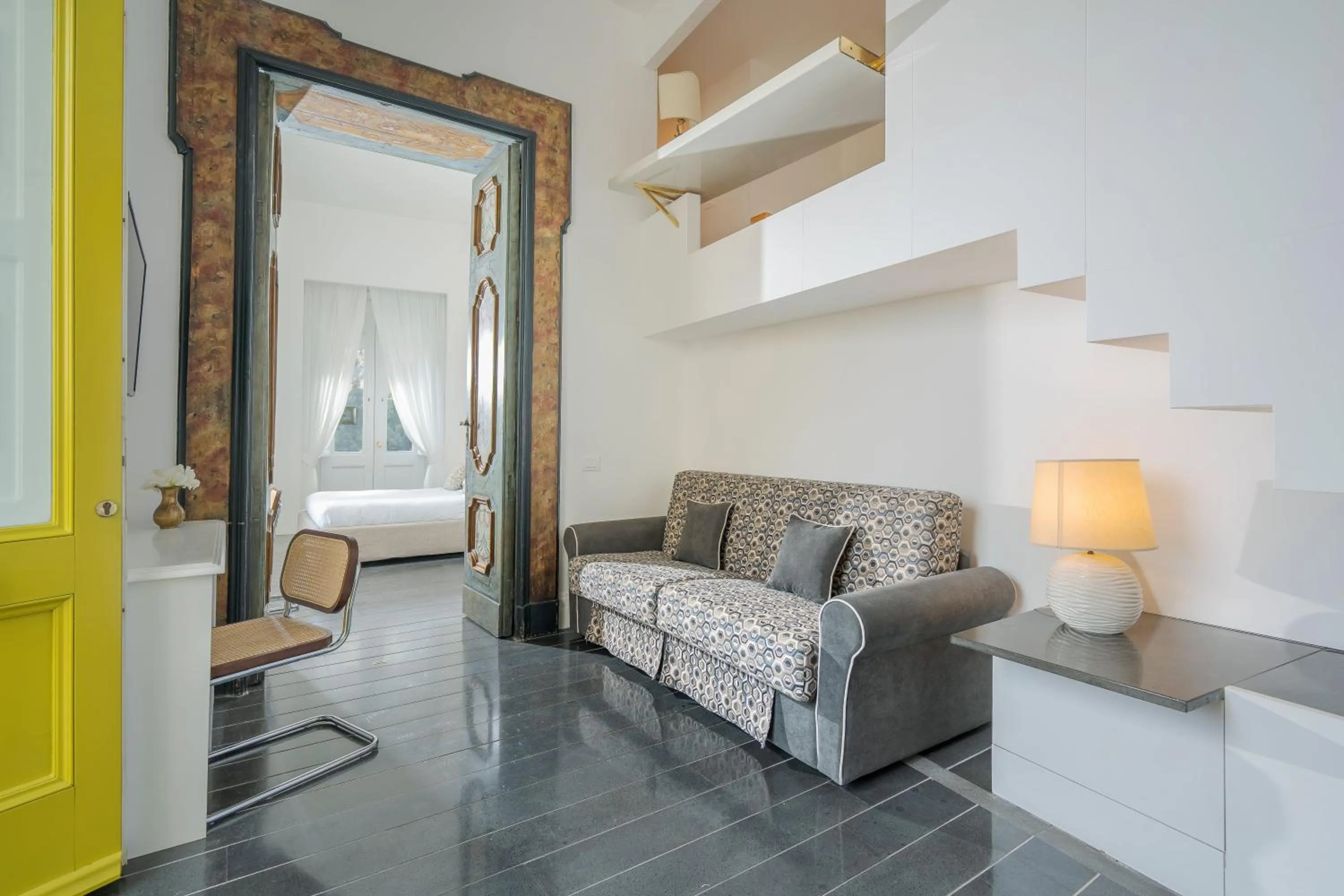 Seating area in Hotel Palazzo Murat