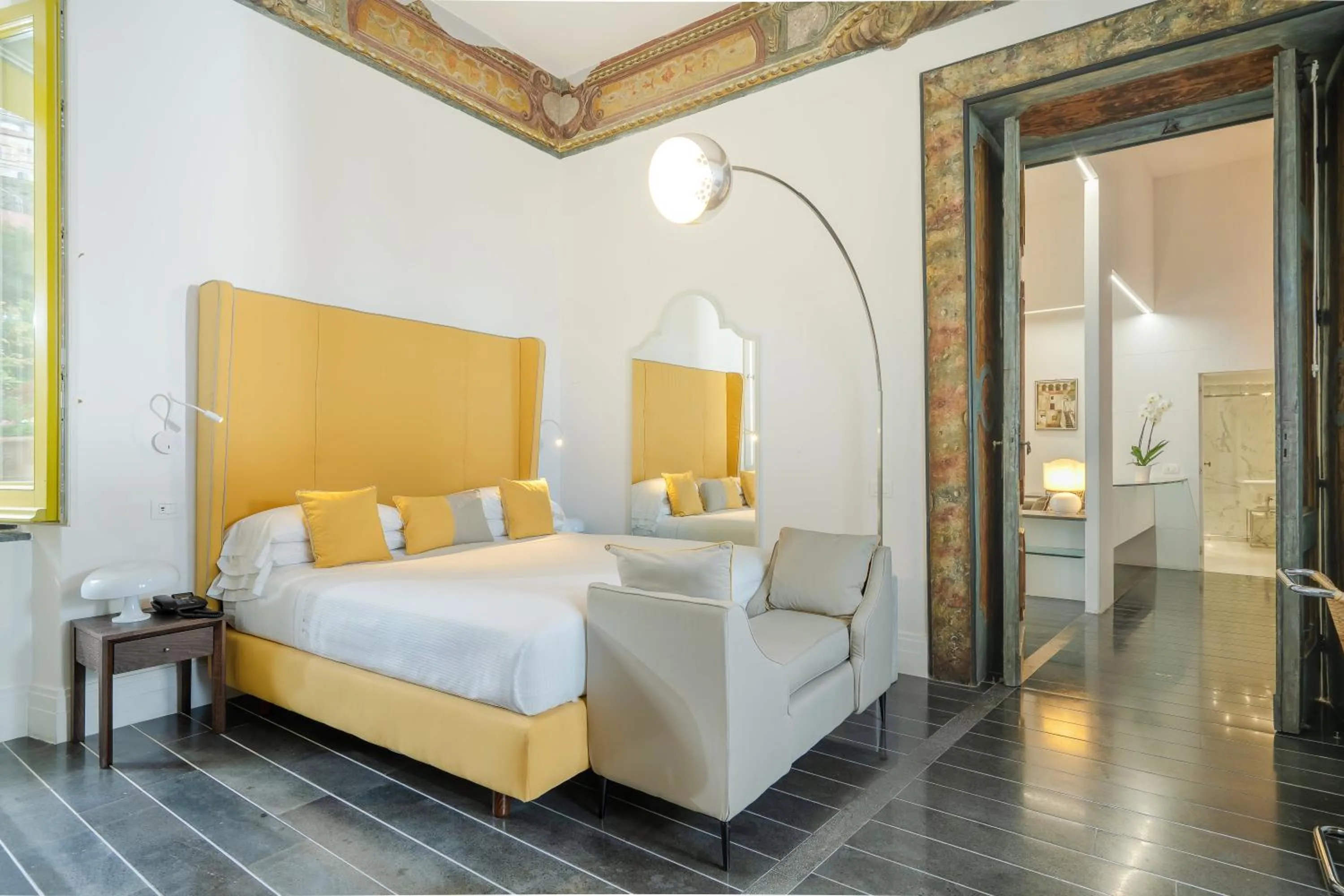 Bed in Hotel Palazzo Murat