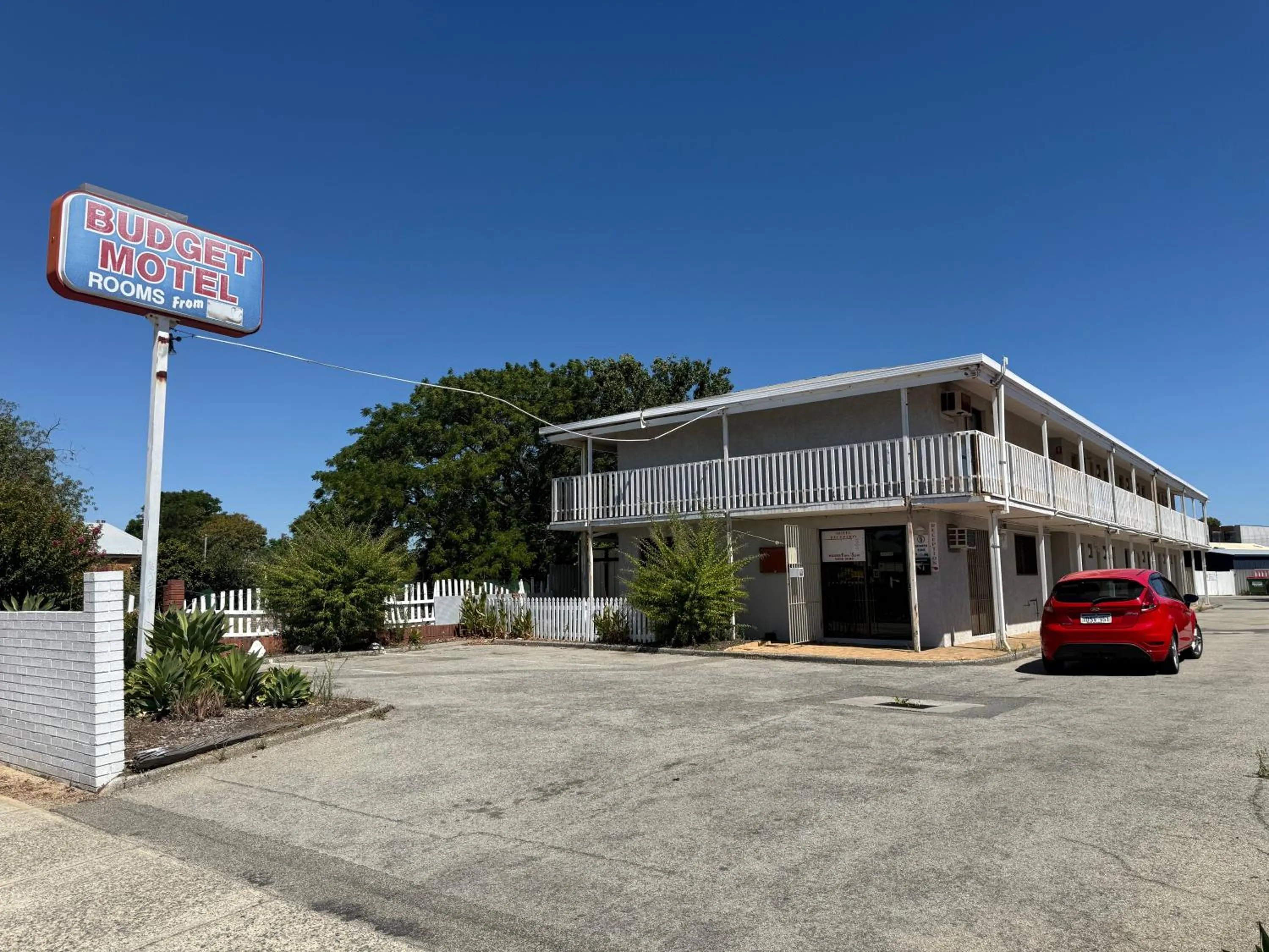 Property building in Budget Motel