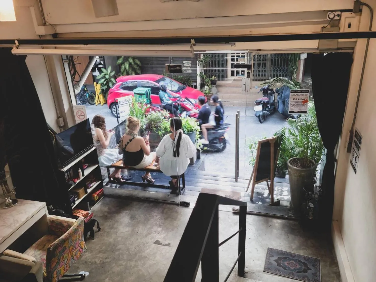 Facade/entrance in HOLY SHEET Hostel