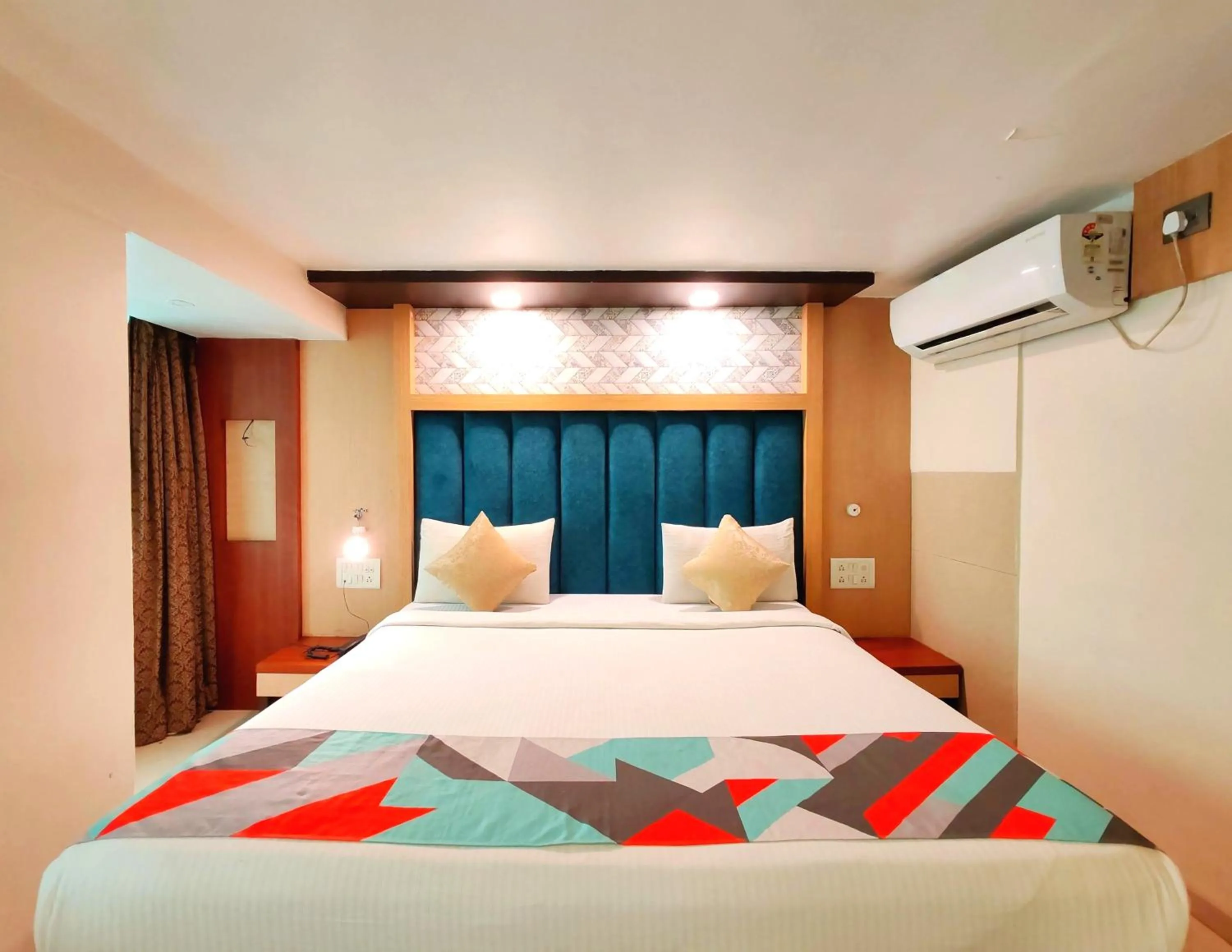 Bed in Hotel Aishwarya Residency
