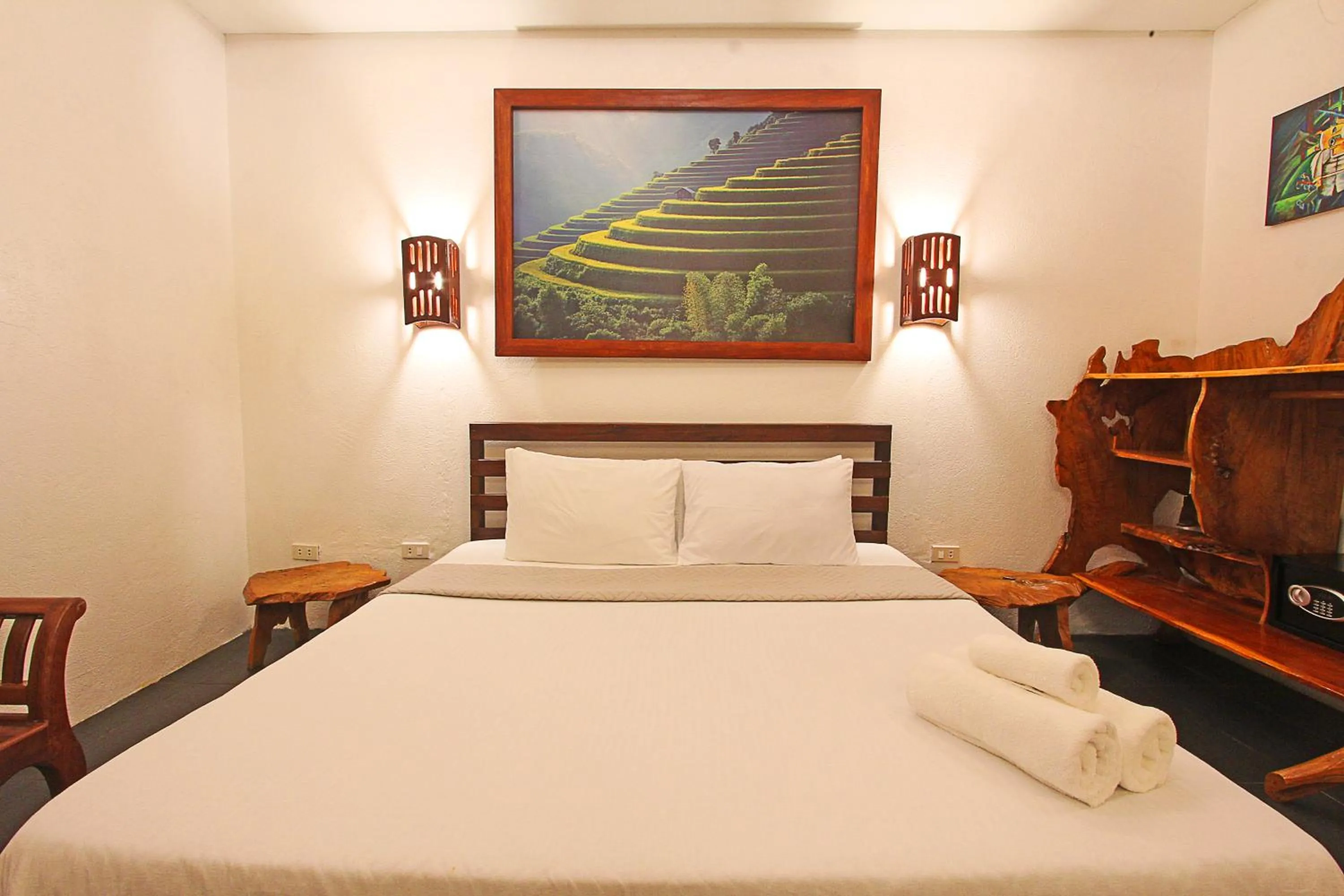 Bed in Villa Maya