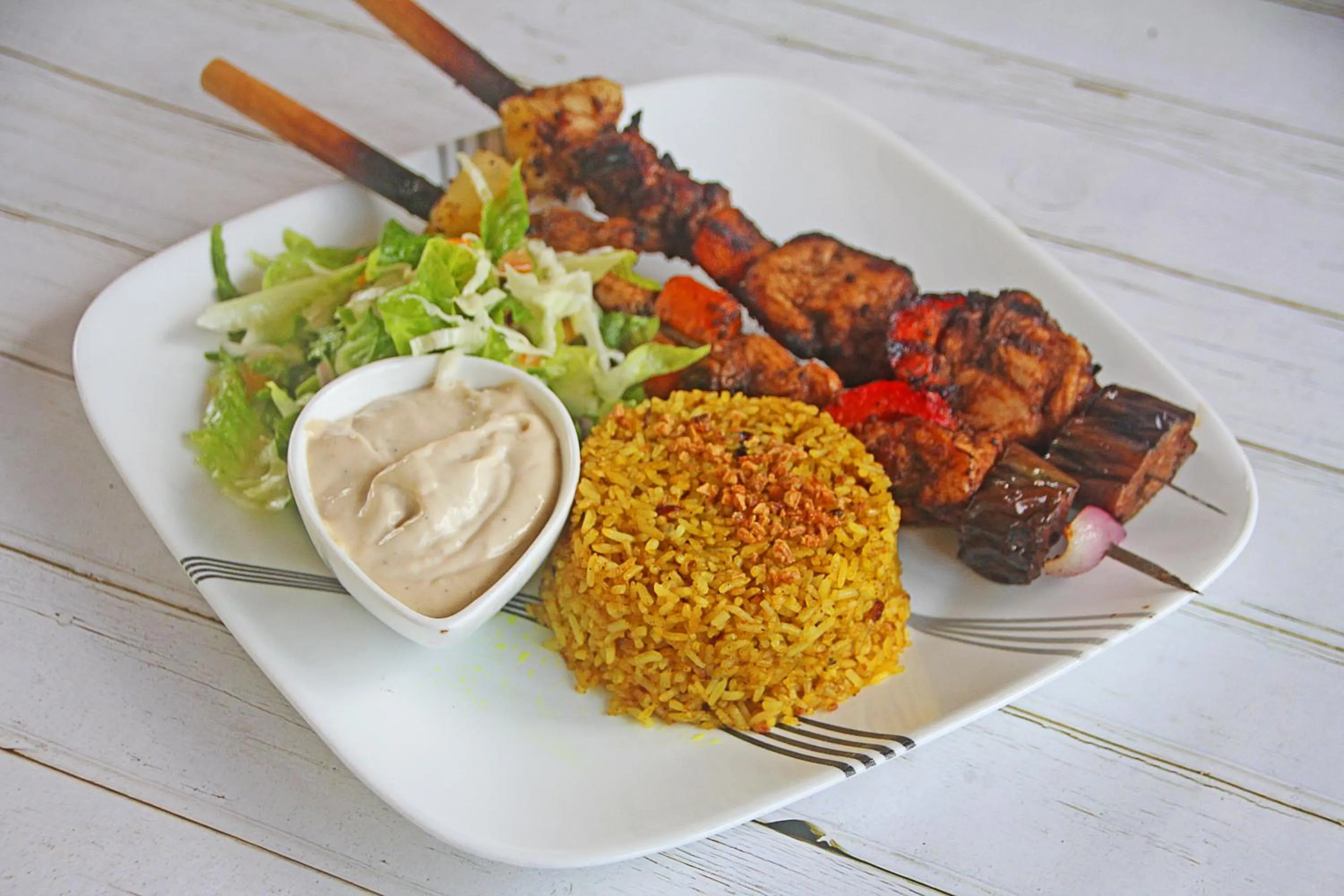 Food close-up in Villa Maya