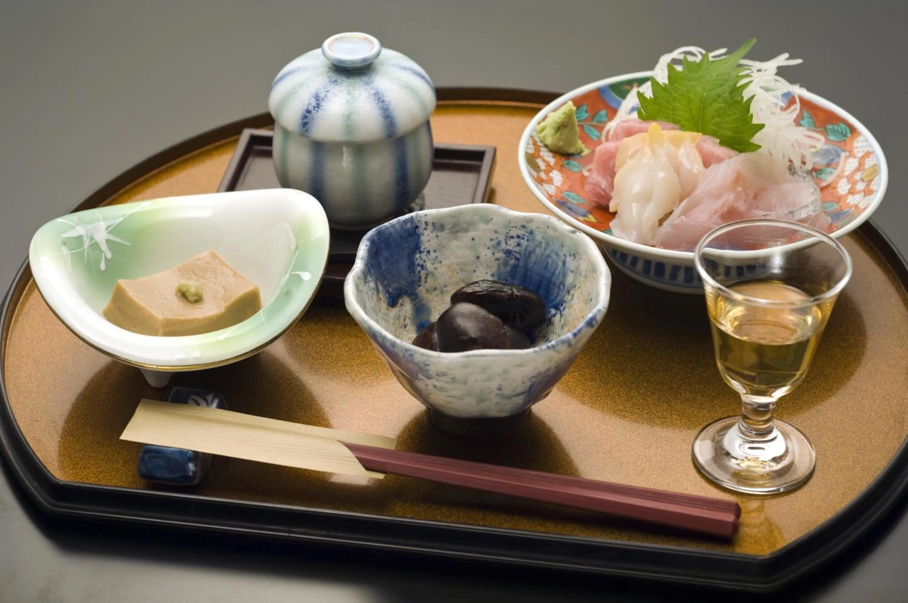 Food close-up in Ekinariya Ryokan