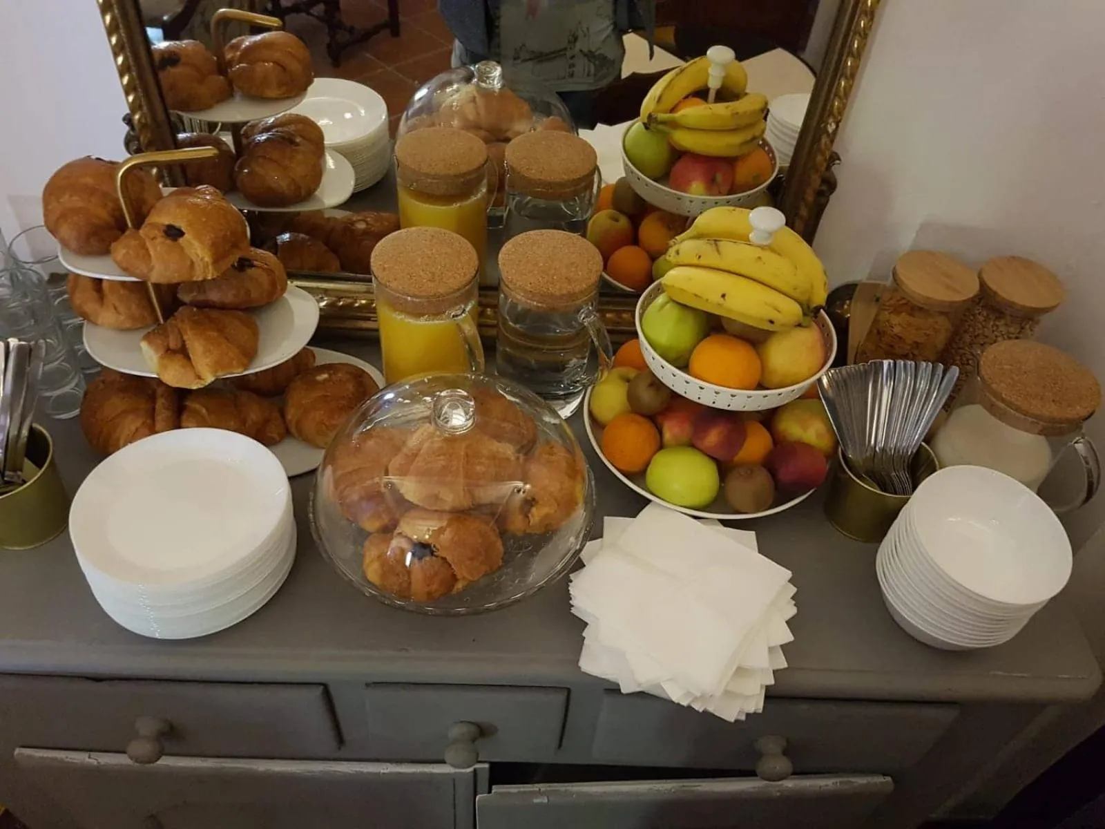 Italian breakfast in Il Villino