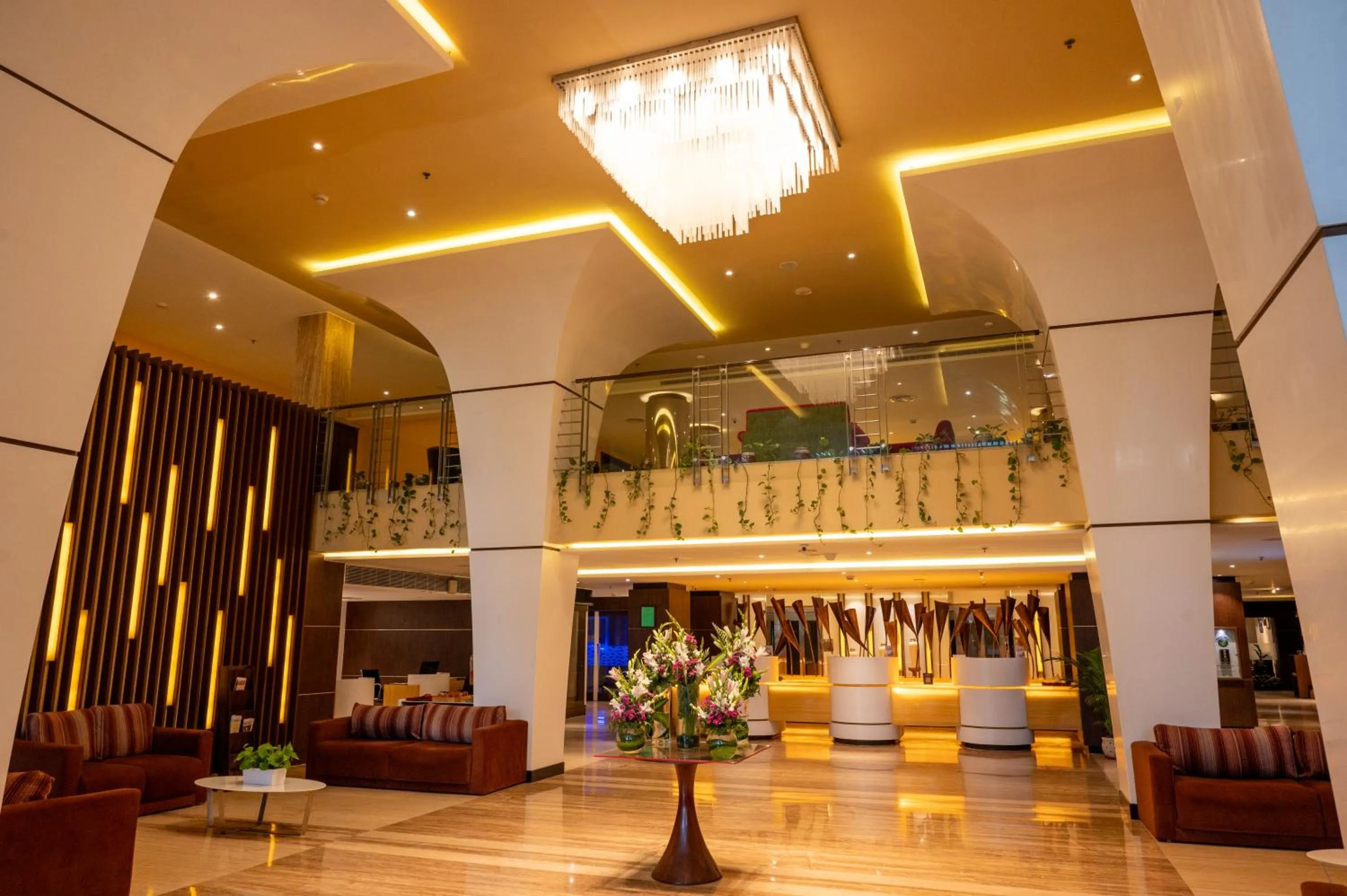Lobby or reception in Grand Kakinada by GRT Hotels
