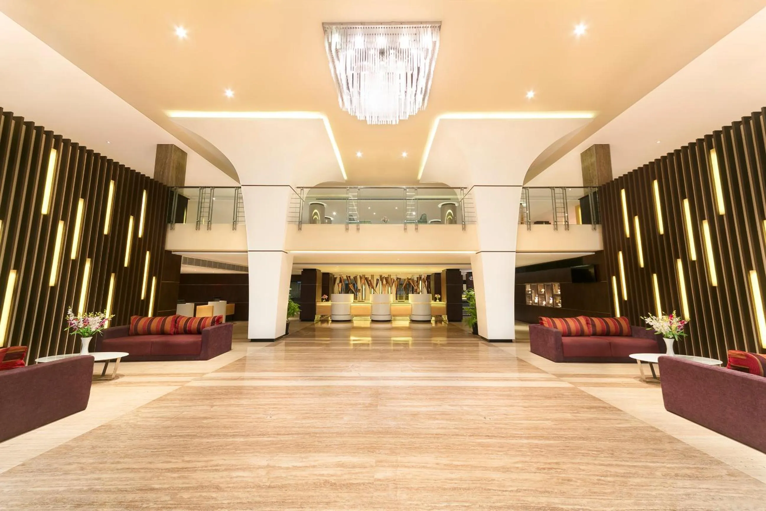 Lobby or reception in Grand Kakinada by GRT Hotels