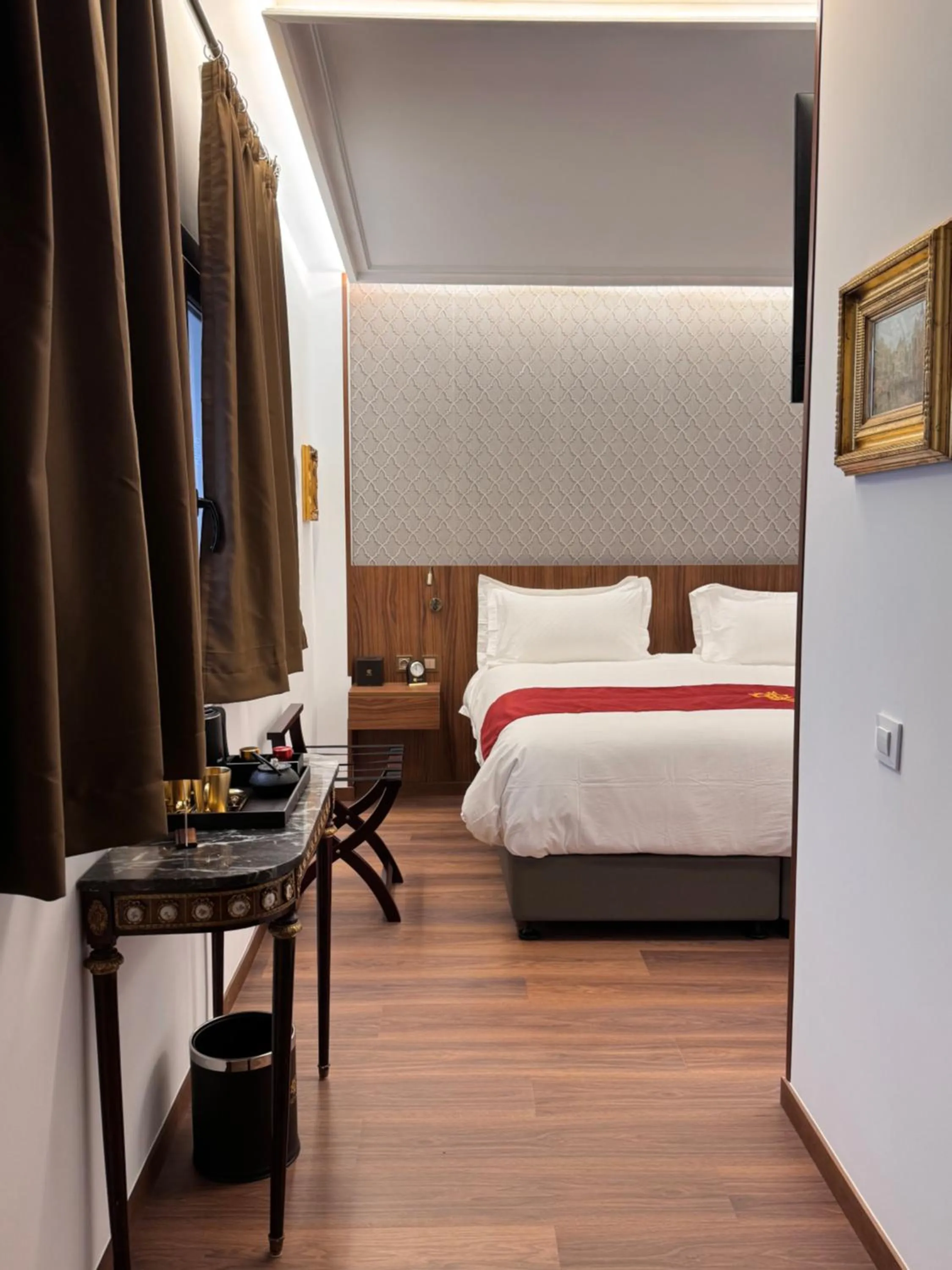 Decorative detail, Bed in Hotel Boutique Casón De Los López