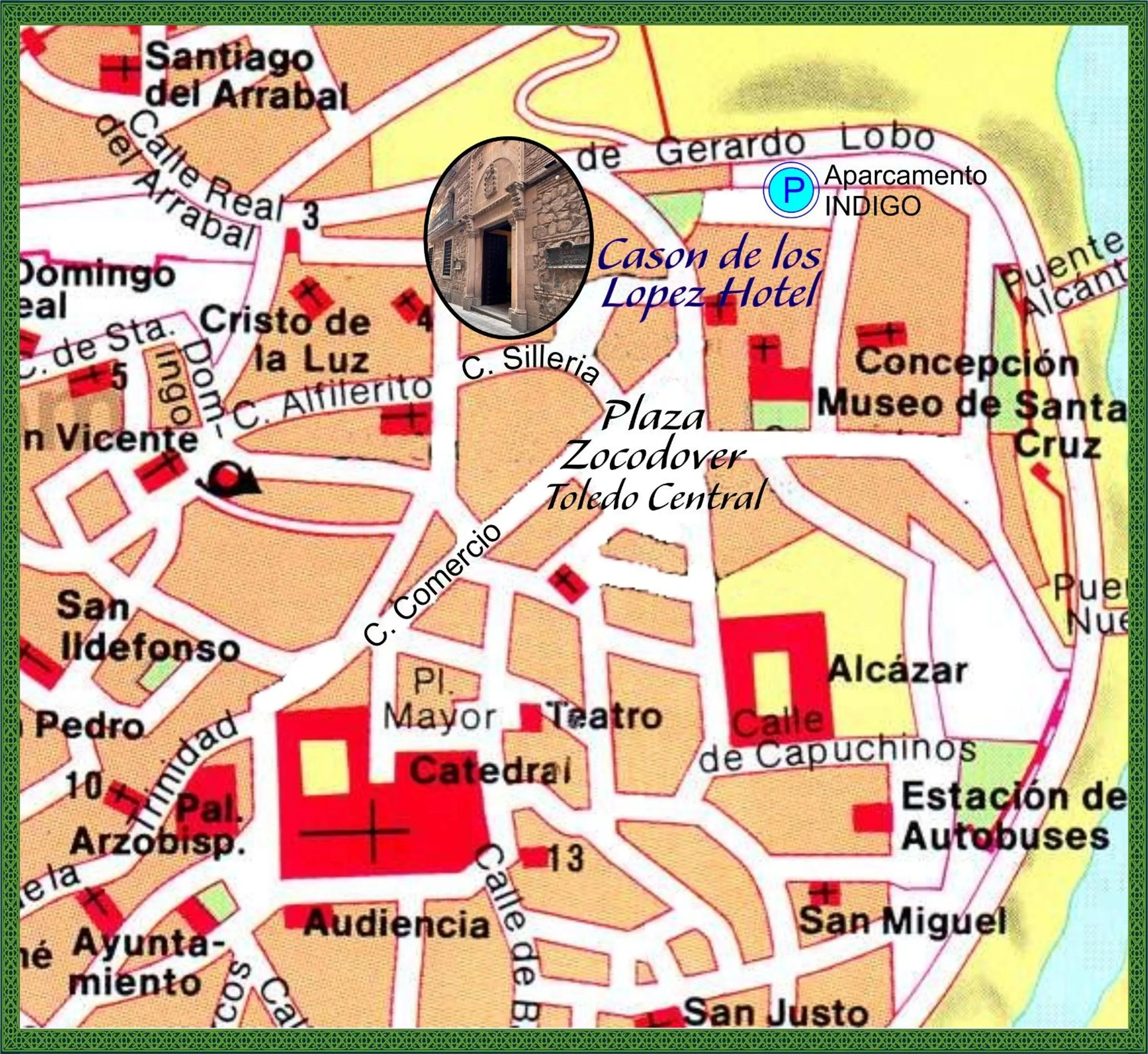Location in Hotel Boutique Casón De Los López