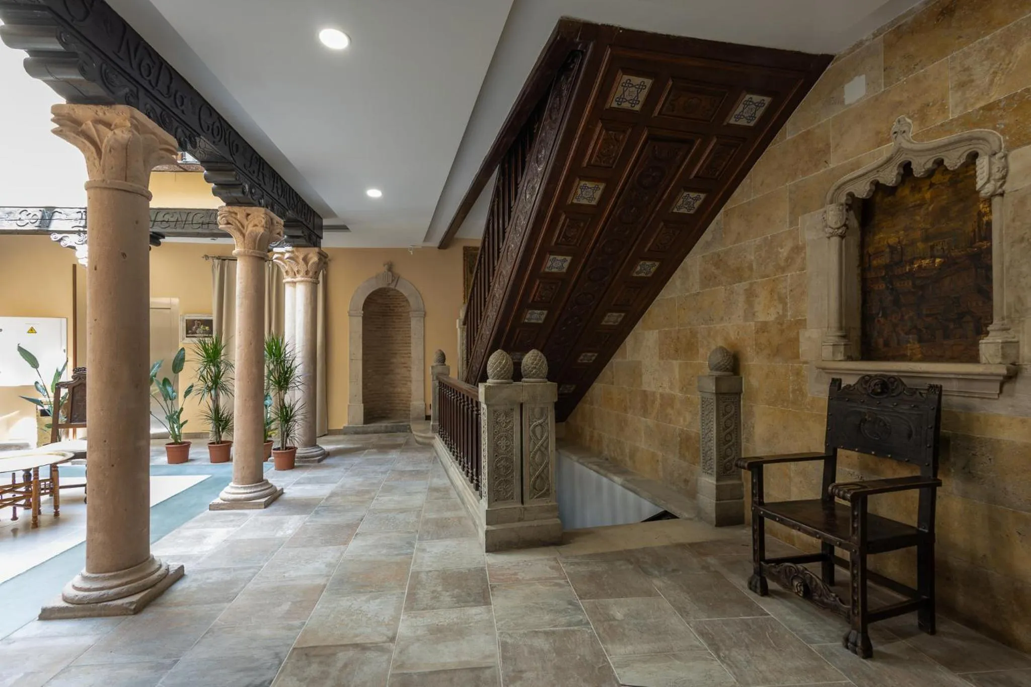 Patio in Hotel Boutique Casón De Los López