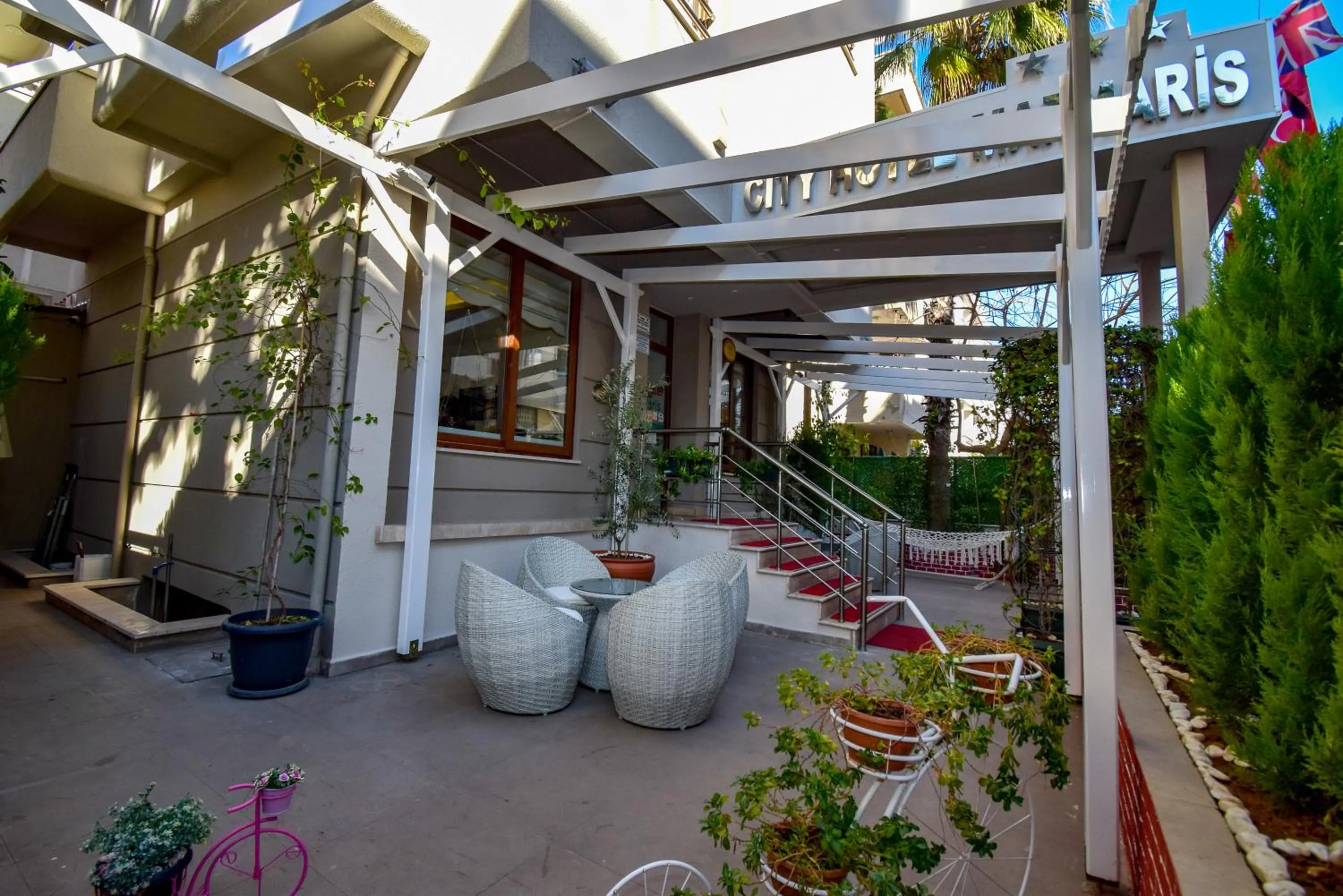 Patio in City Hotel Marmaris