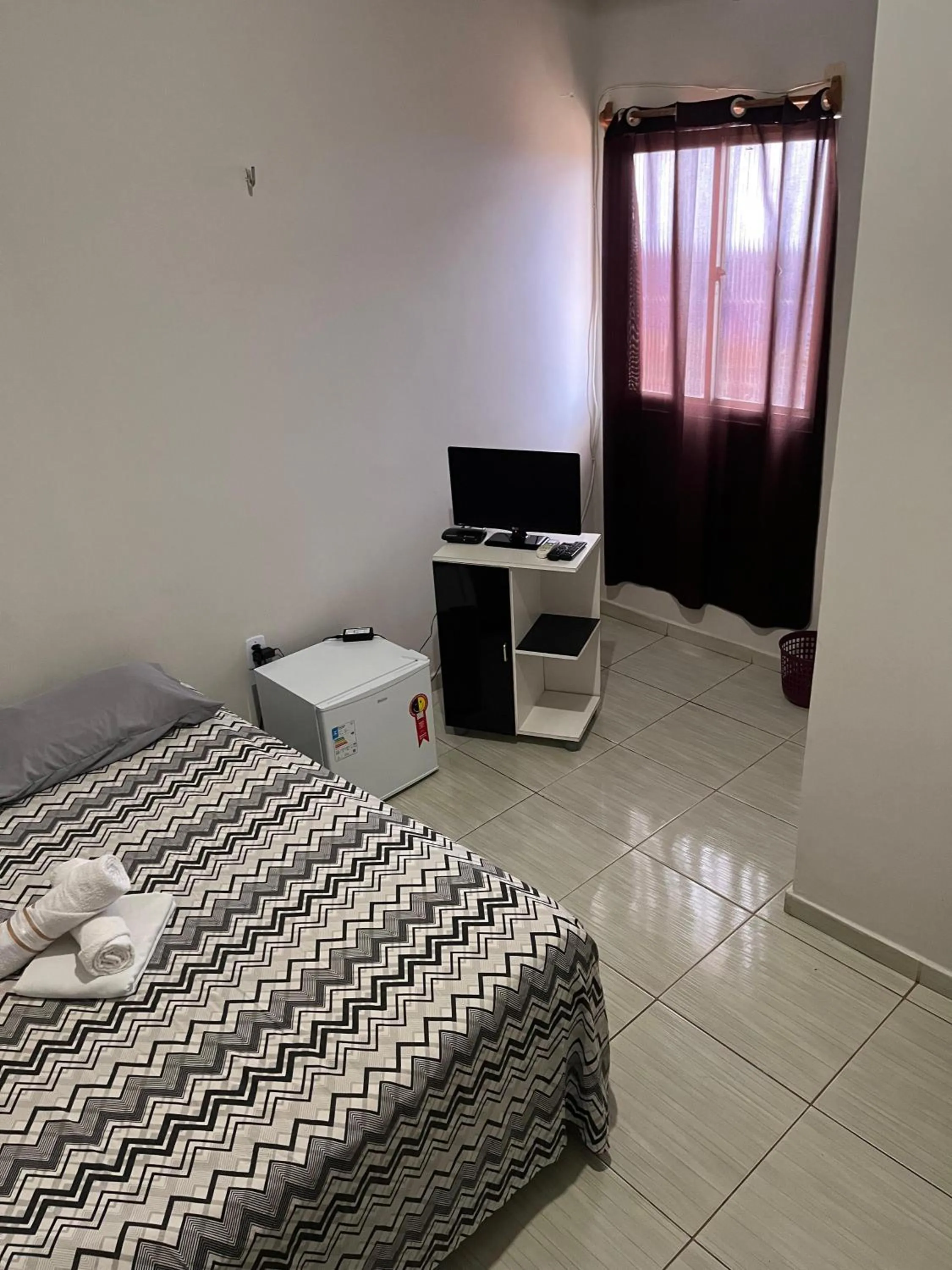 Bed in Pousada santos