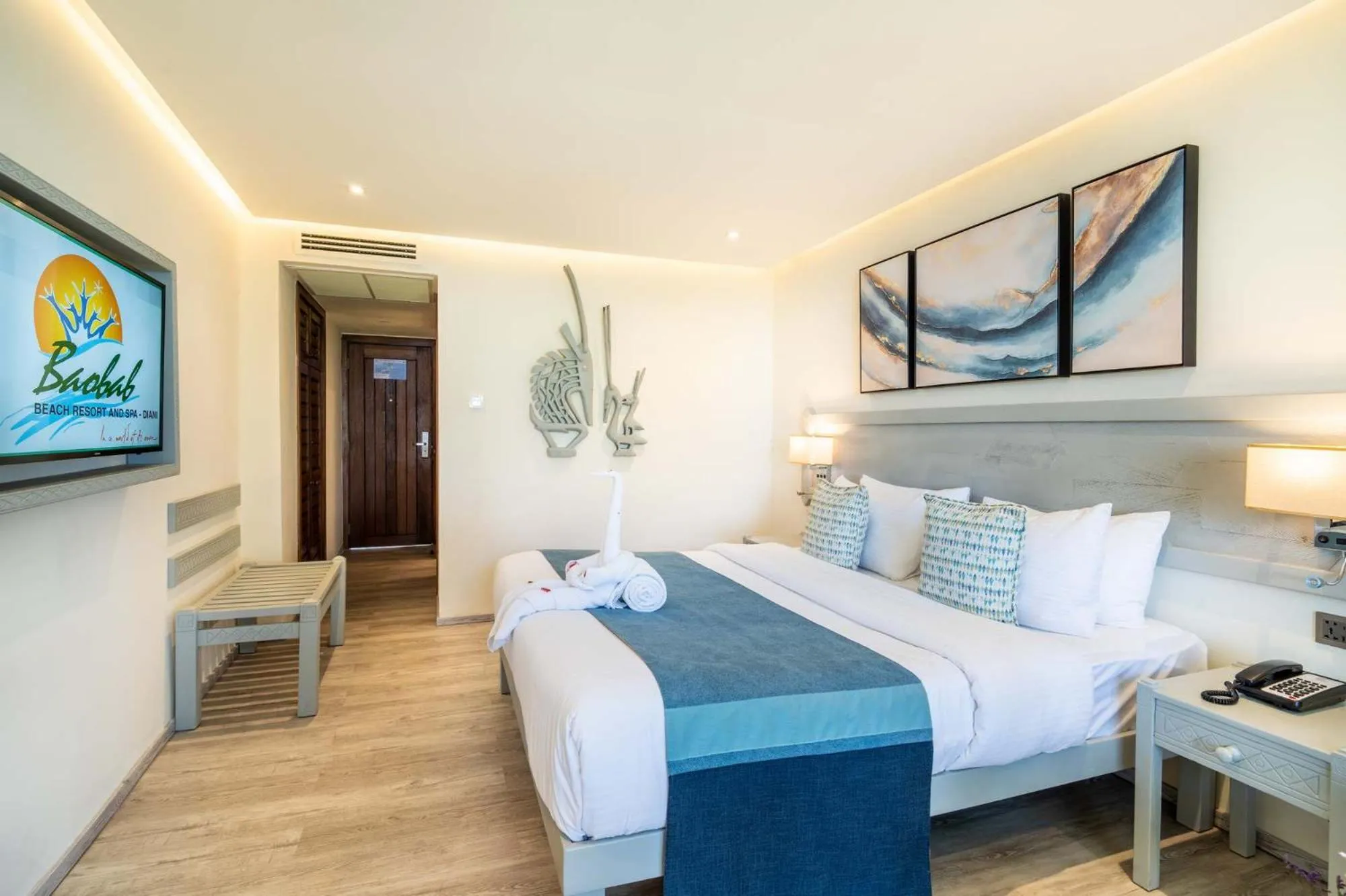 Bed in Baobab Beach Resort & Spa