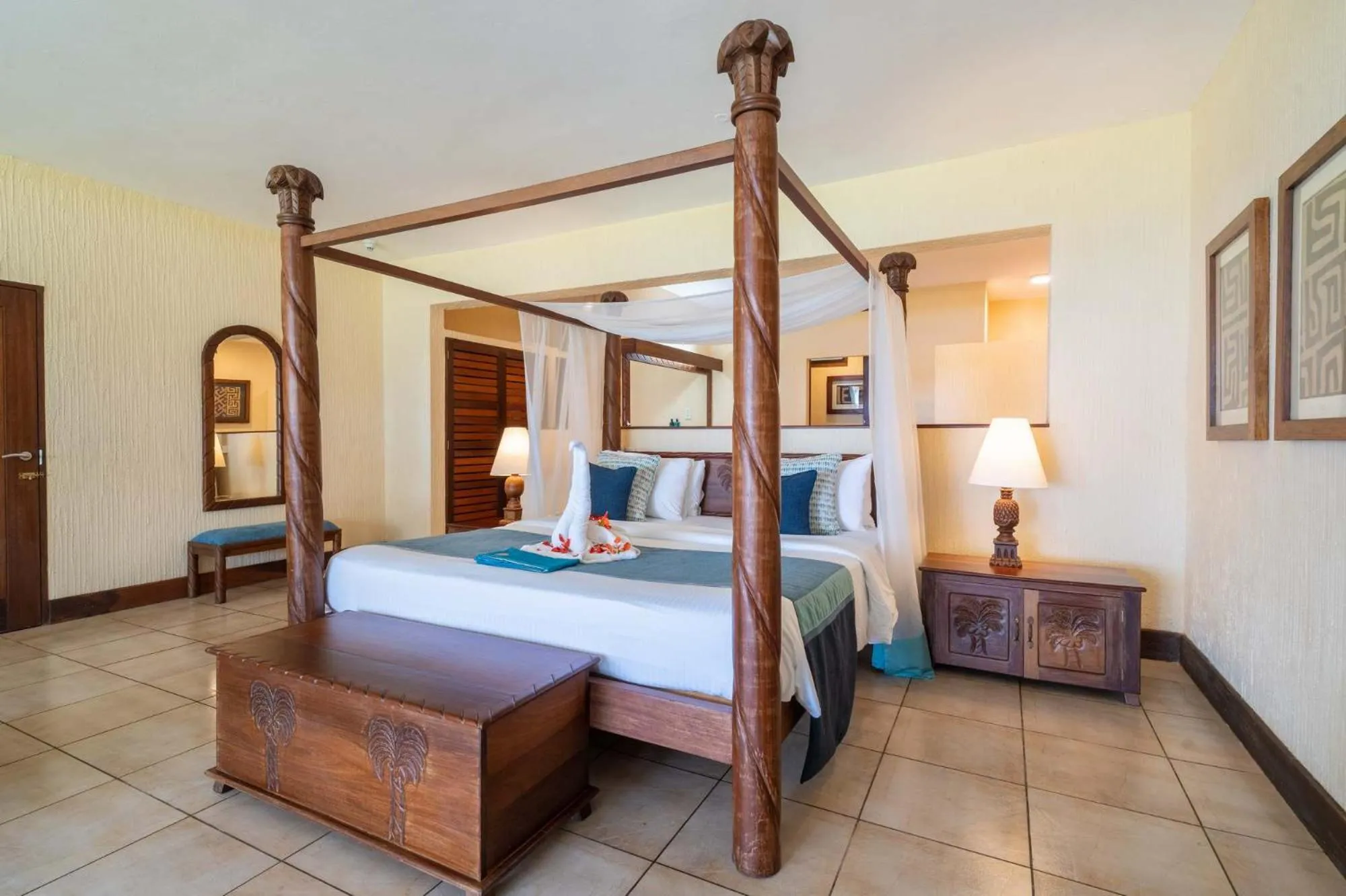 Bed in Baobab Beach Resort & Spa