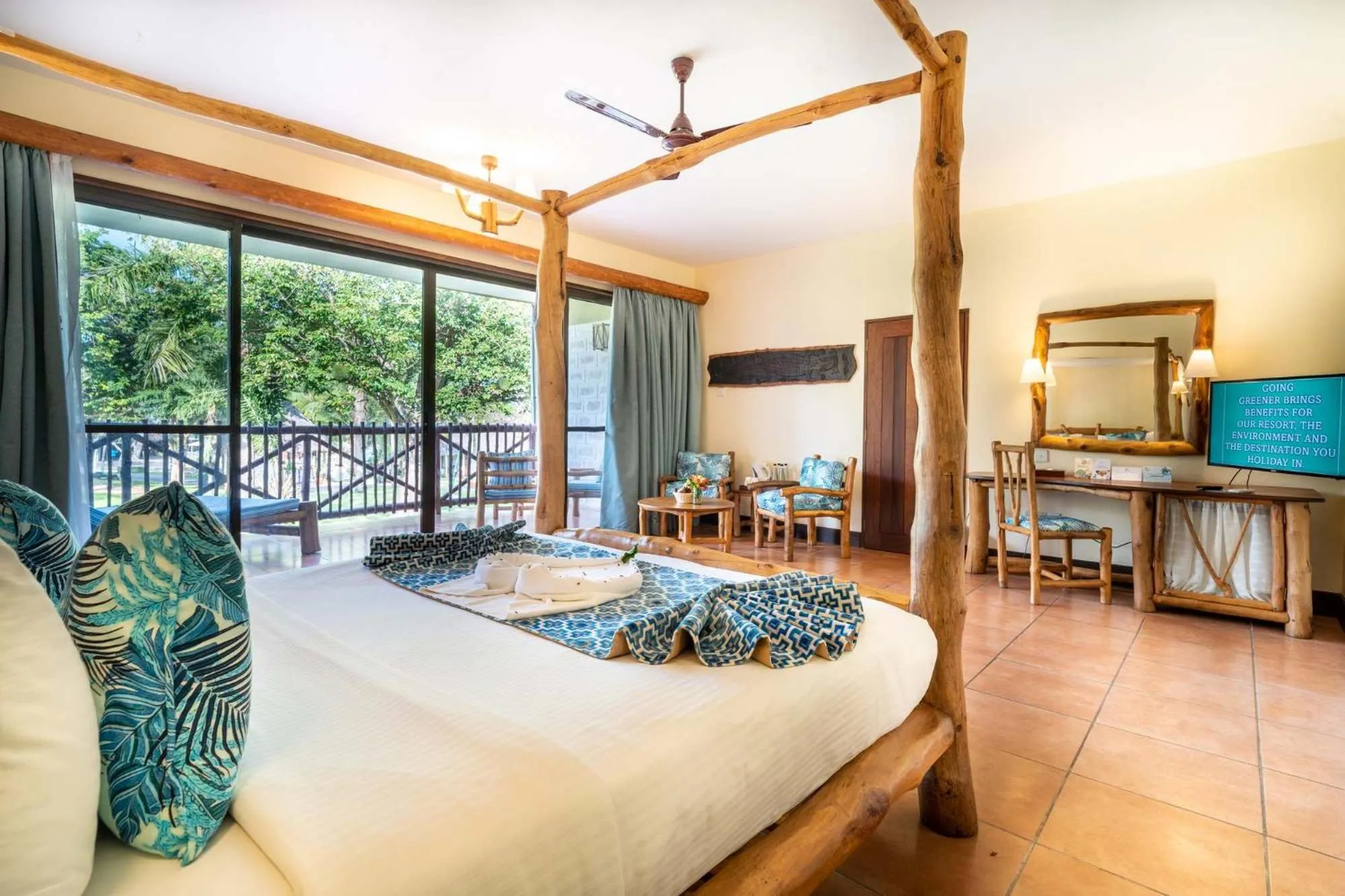 Bed in Baobab Beach Resort & Spa