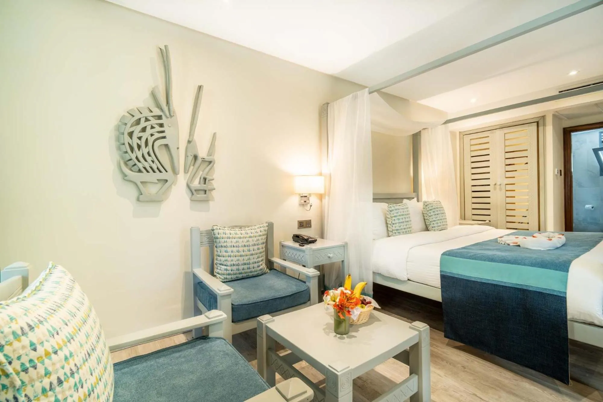 Bed in Baobab Beach Resort & Spa