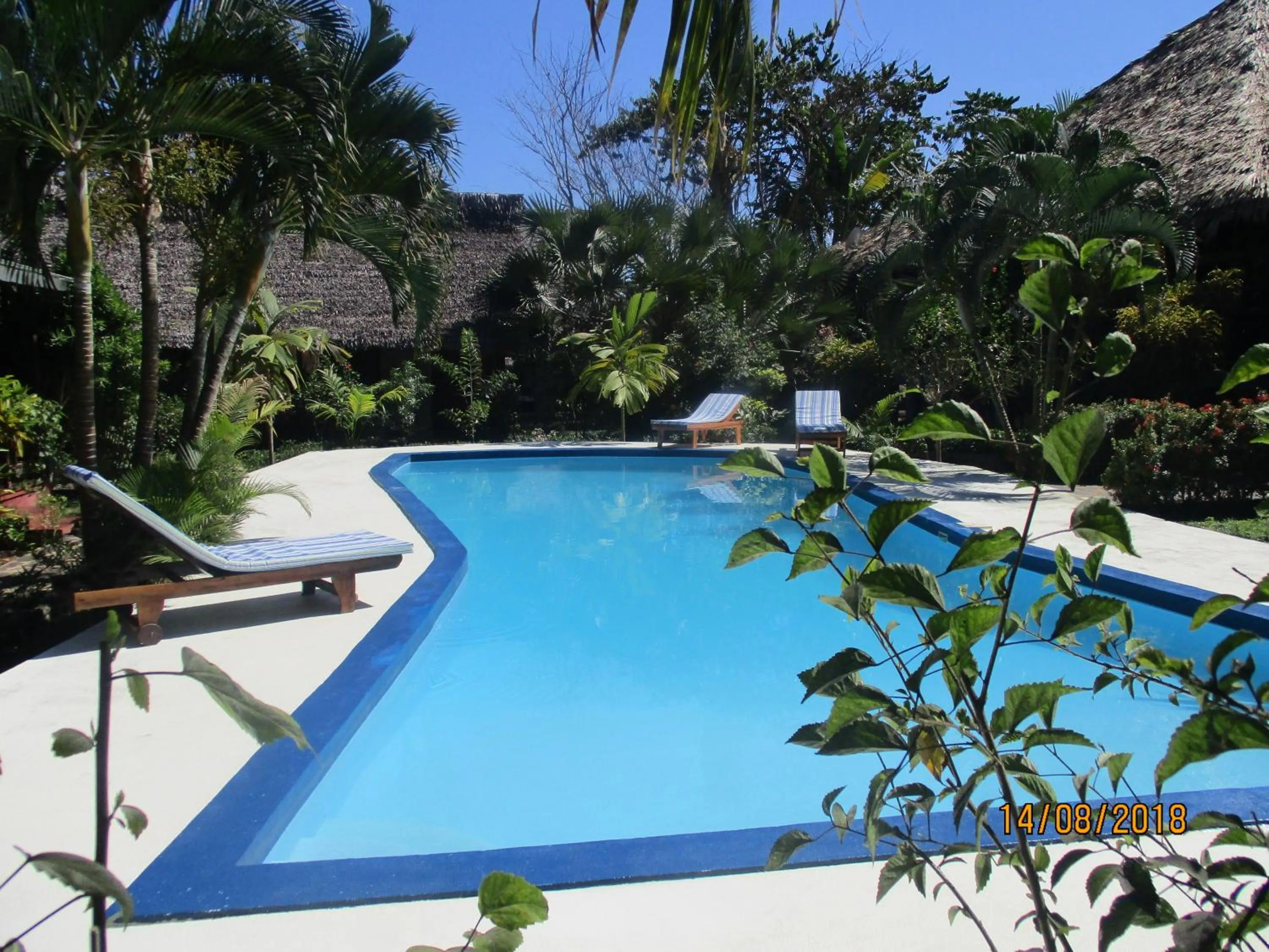 Swimming pool in Tropic Hôtel