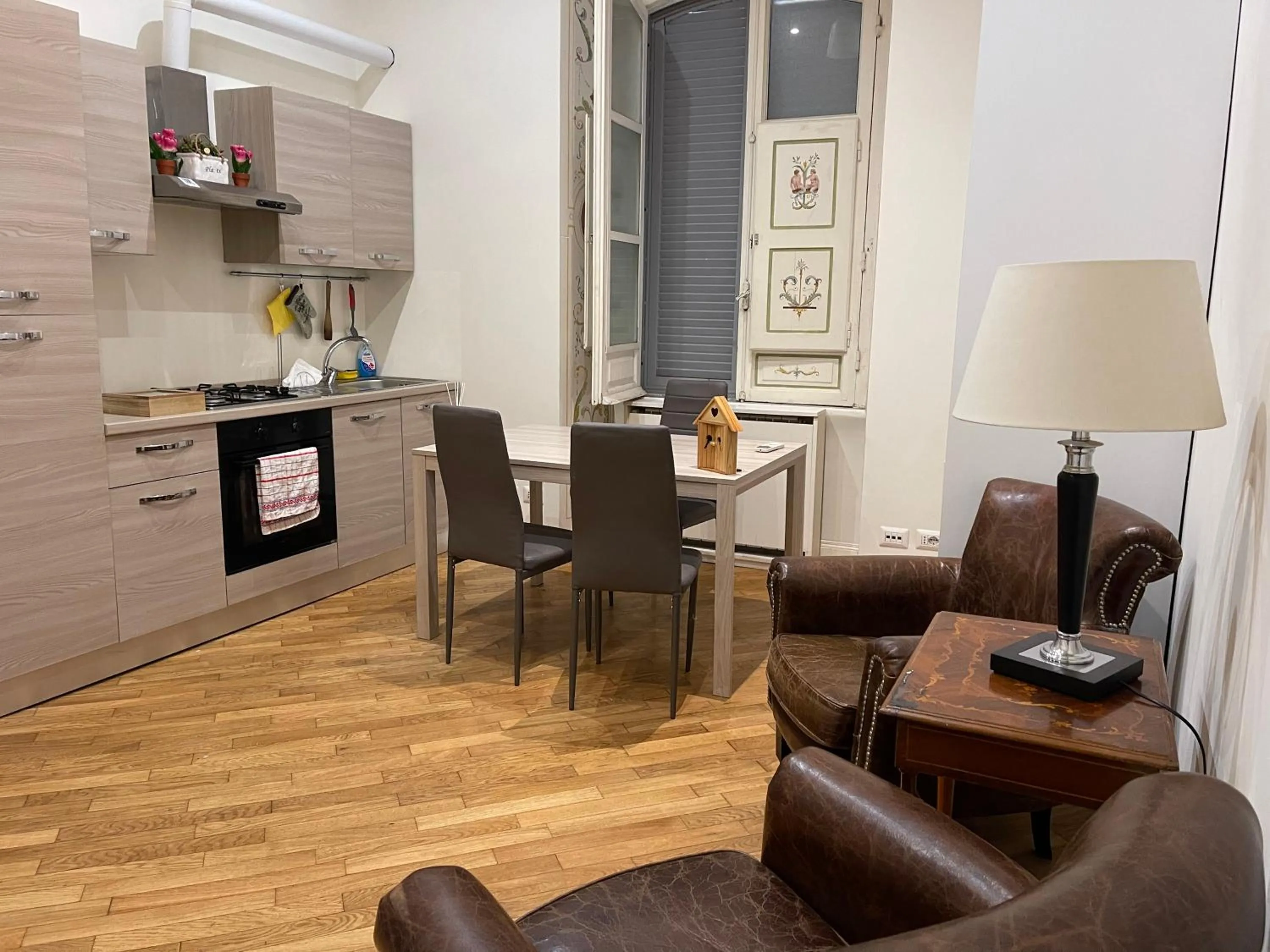 Coffee/tea facilities in Casa Claudia Giulio Cesare