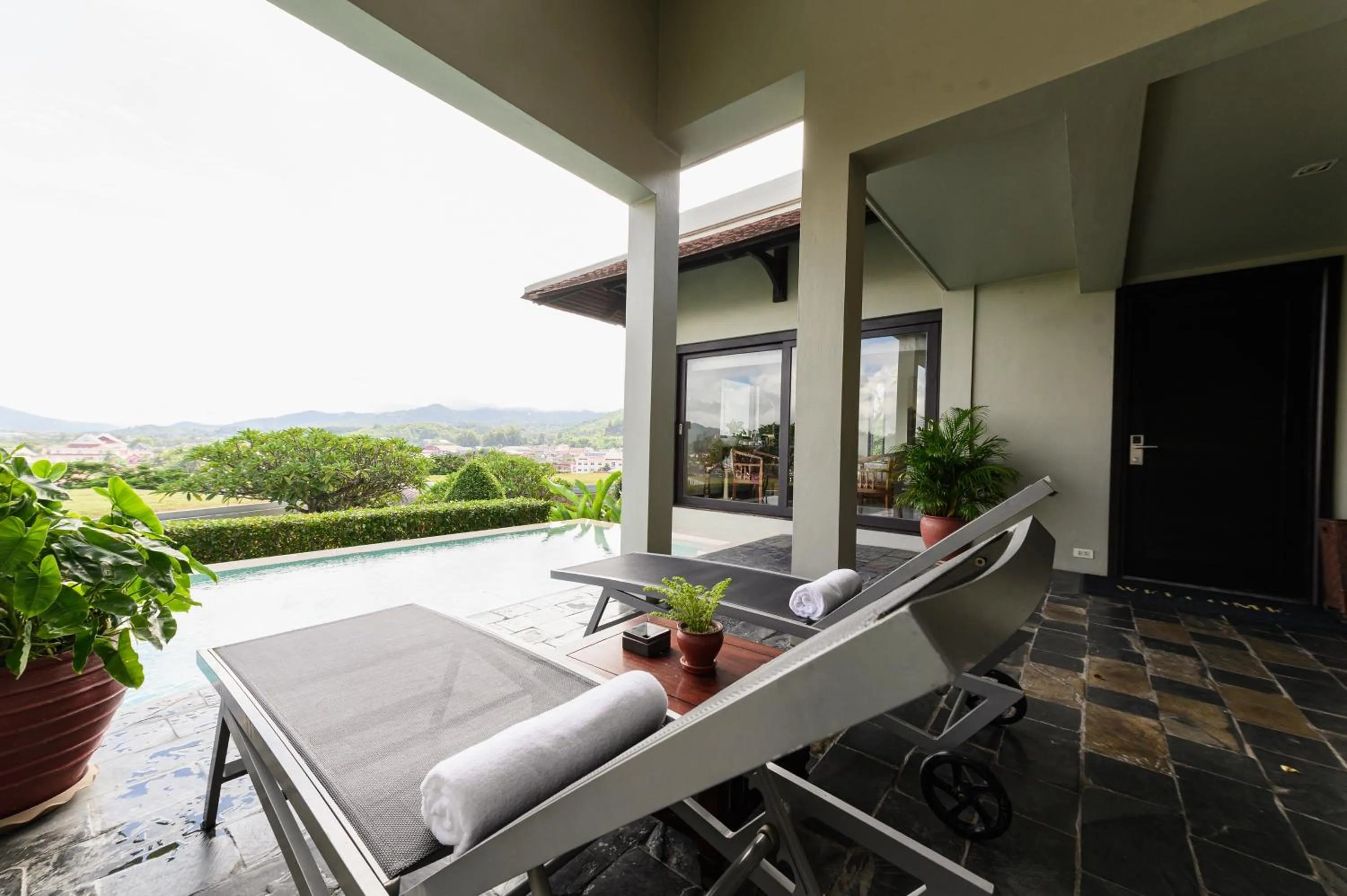 Pool view in Luang Prabang View Hotel