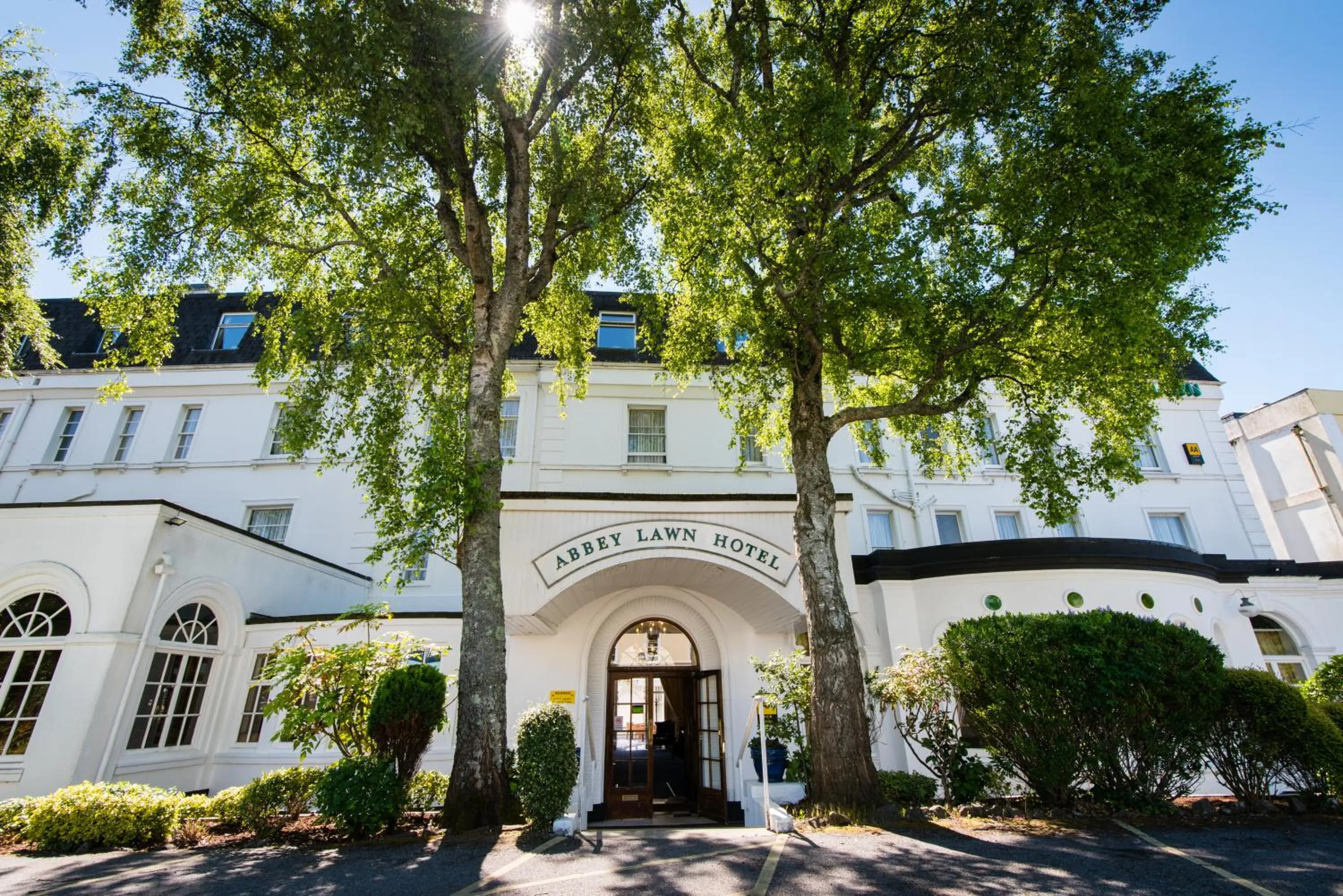 Property building in Abbey Lawn Hotel