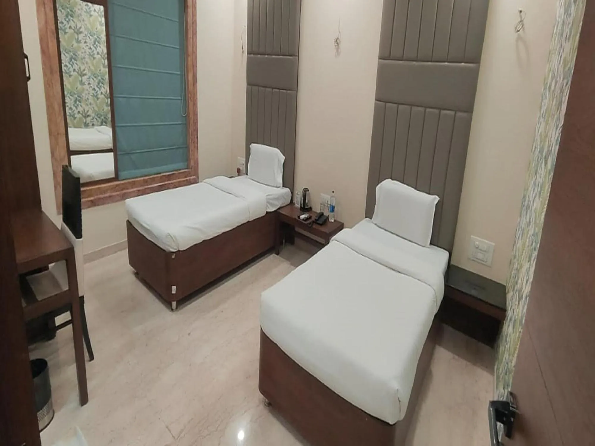 Bed in Hotel Raj Palace