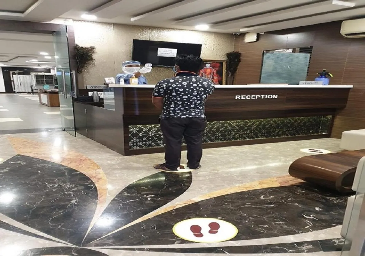 Lobby or reception in Hotel Raj Palace