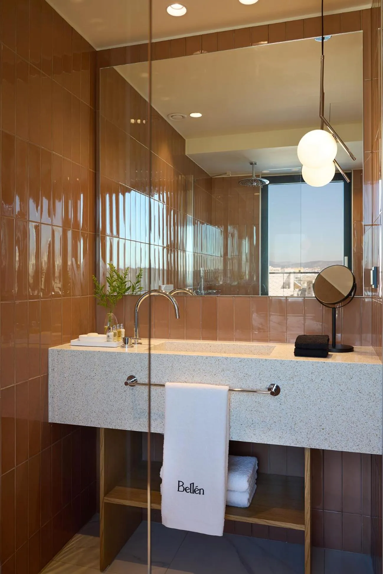 Bathroom in Bellen Athens Ηotel