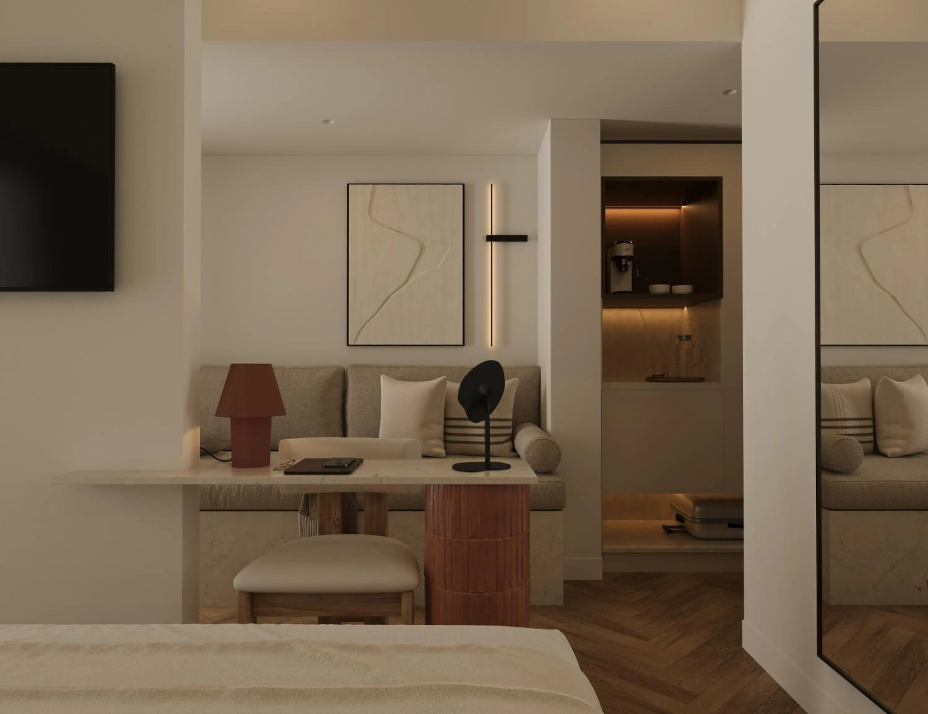 Bed in Bellen Athens Ηotel