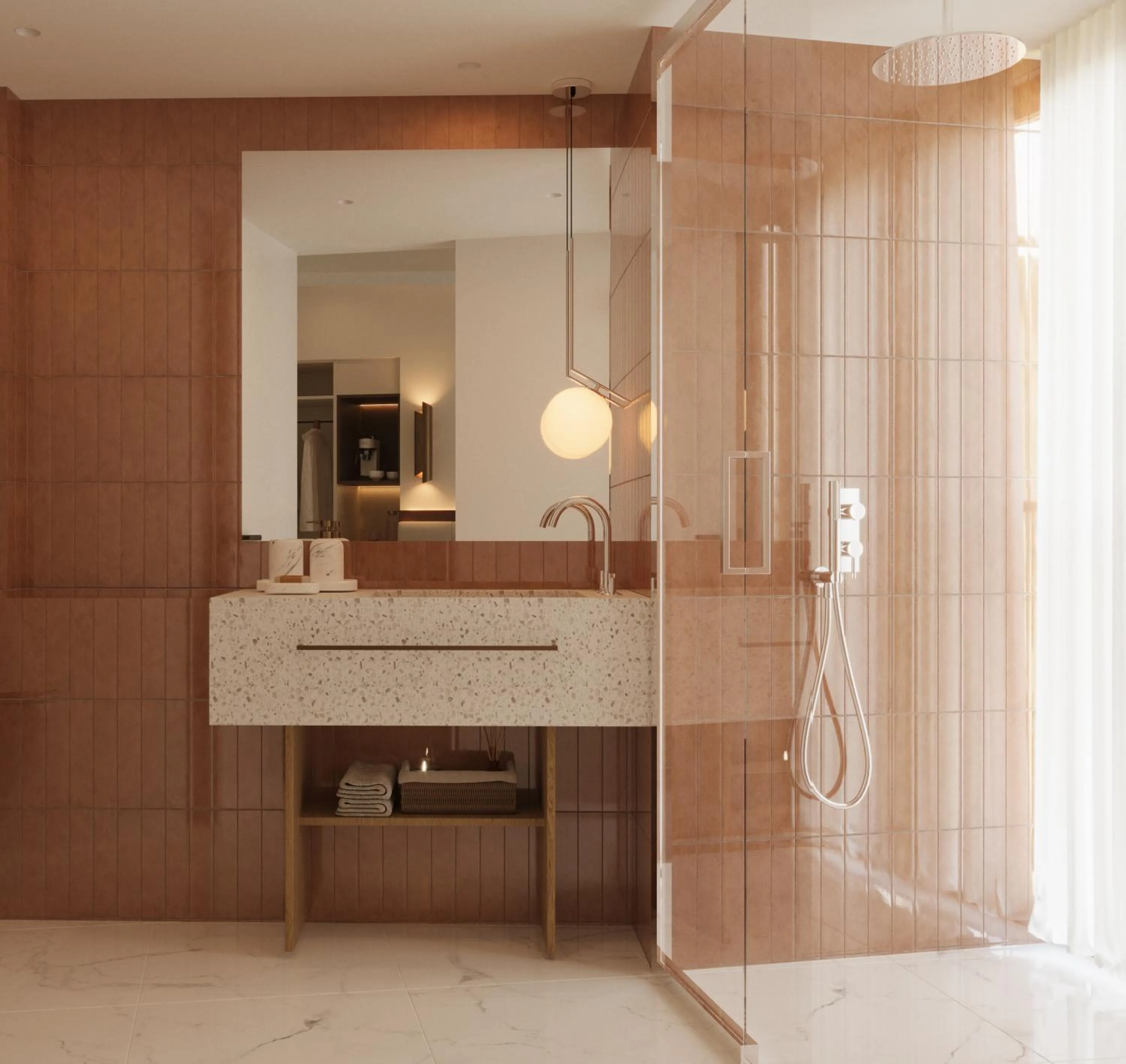 Bathroom in Bellen Athens Ηotel