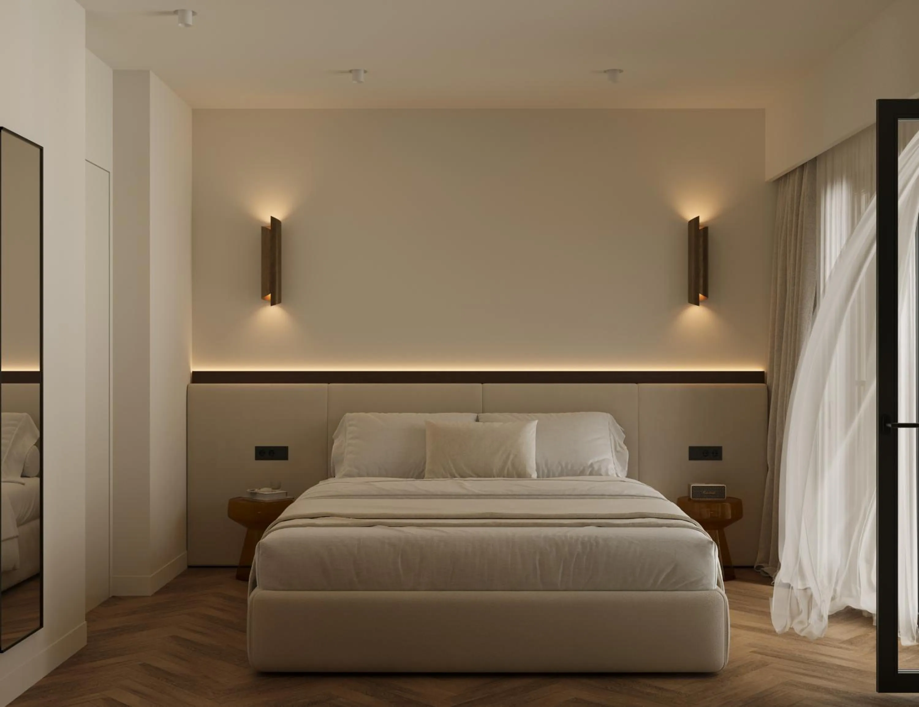 Bedroom, Bed in Bellen Athens Ηotel
