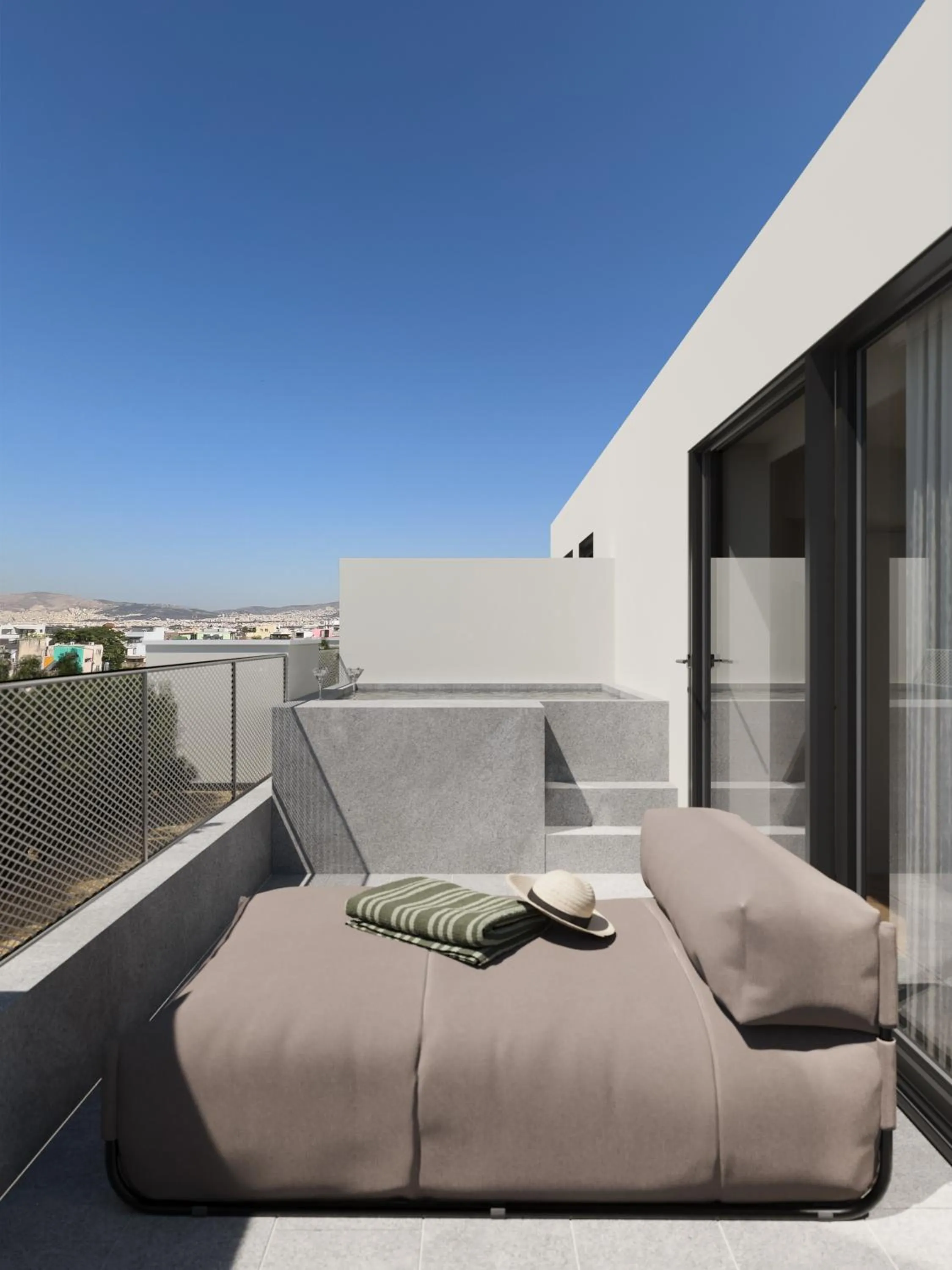 Balcony/Terrace in Bellen Athens Ηotel