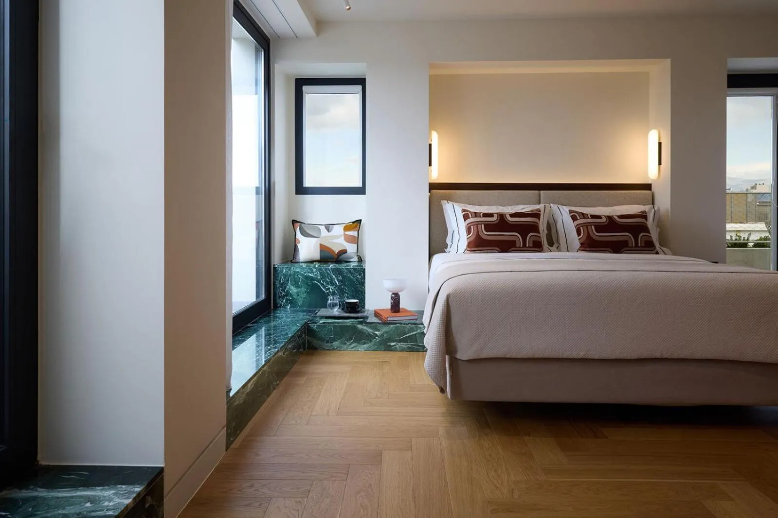 Bedroom, Bed in Bellen Athens Ηotel