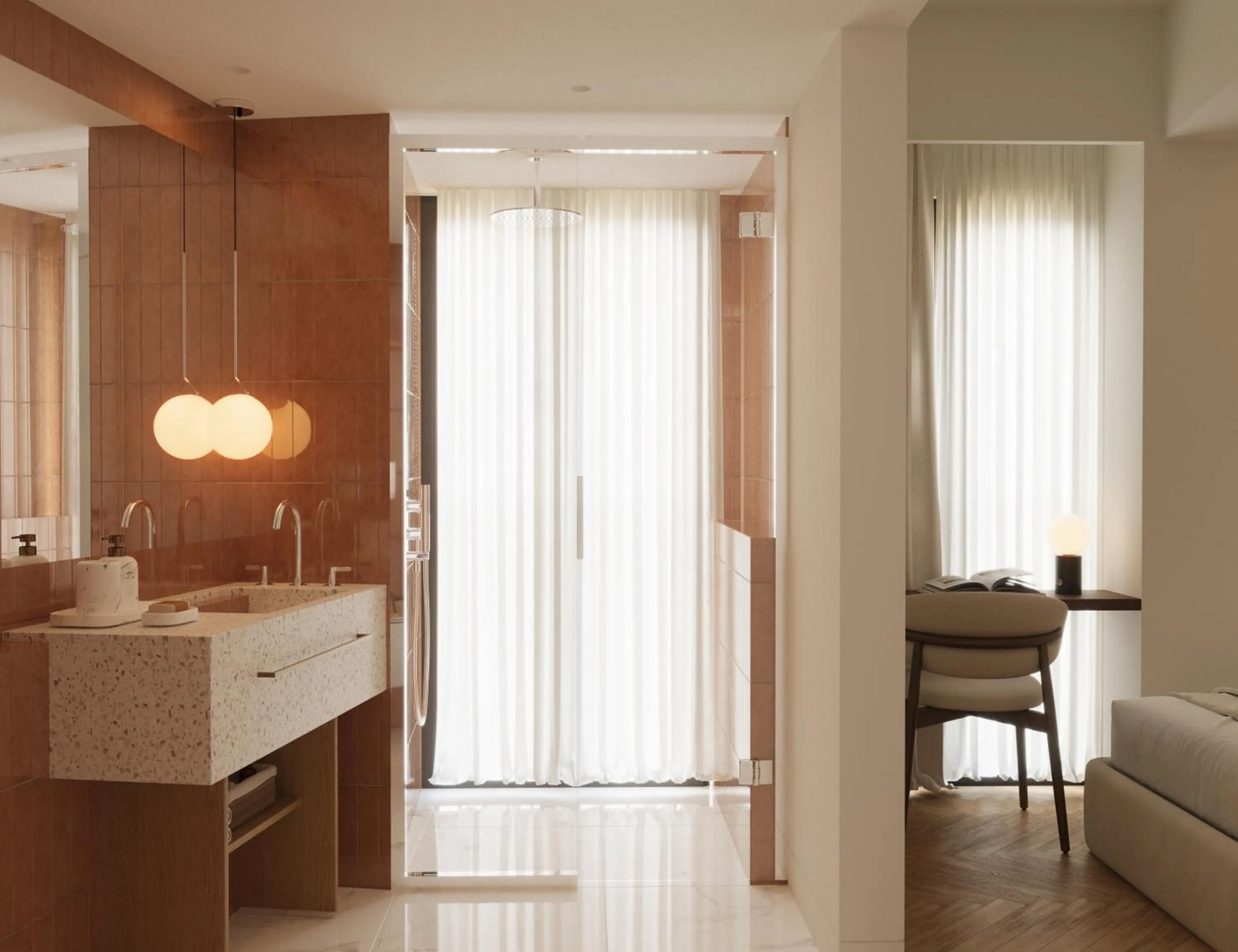 Bathroom in Bellen Athens Ηotel