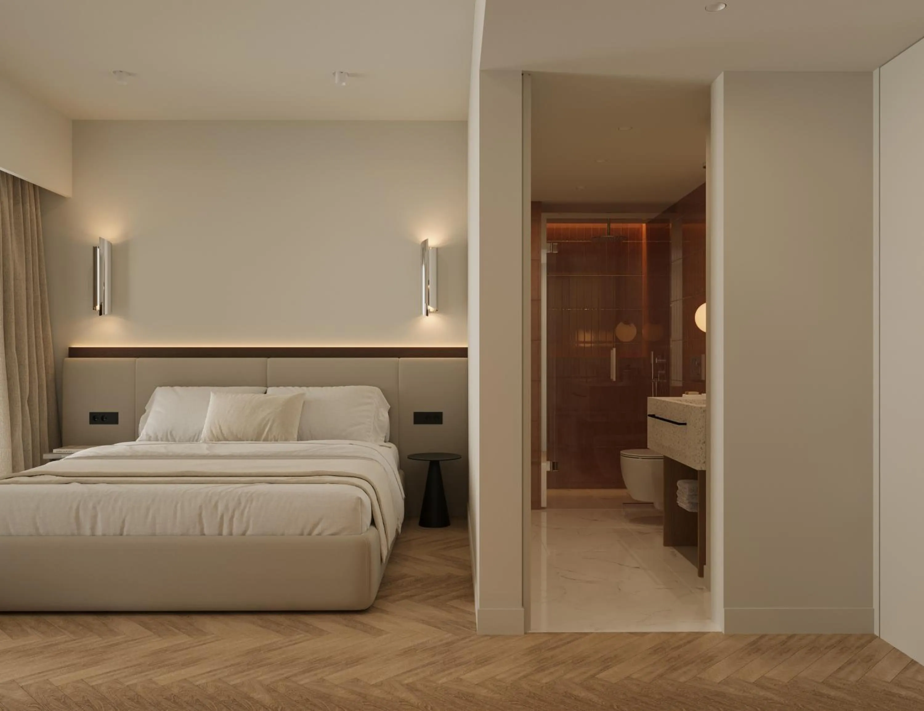 Bedroom, Bed in Bellen Athens Ηotel