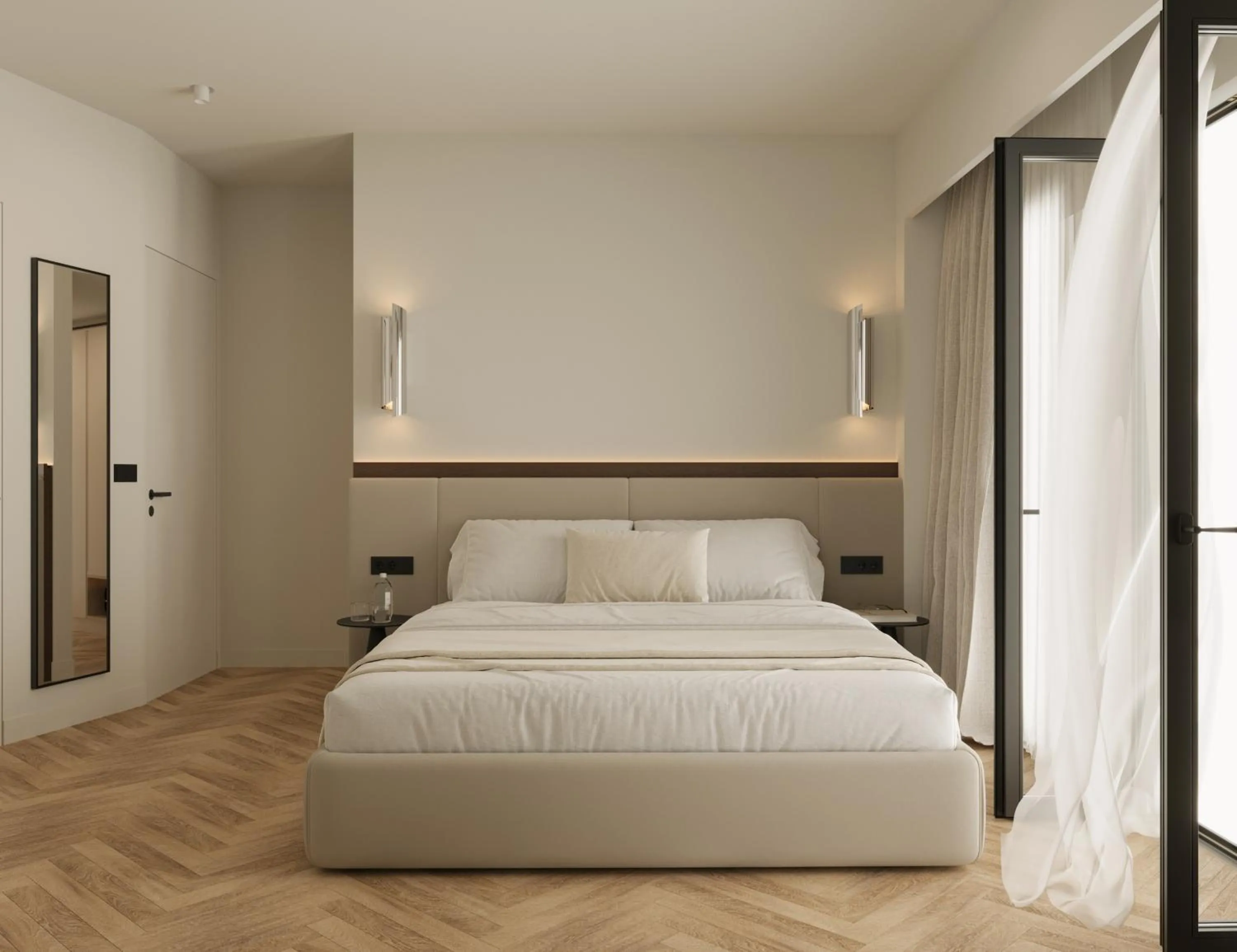 Bedroom, Bed in Bellen Athens Ηotel