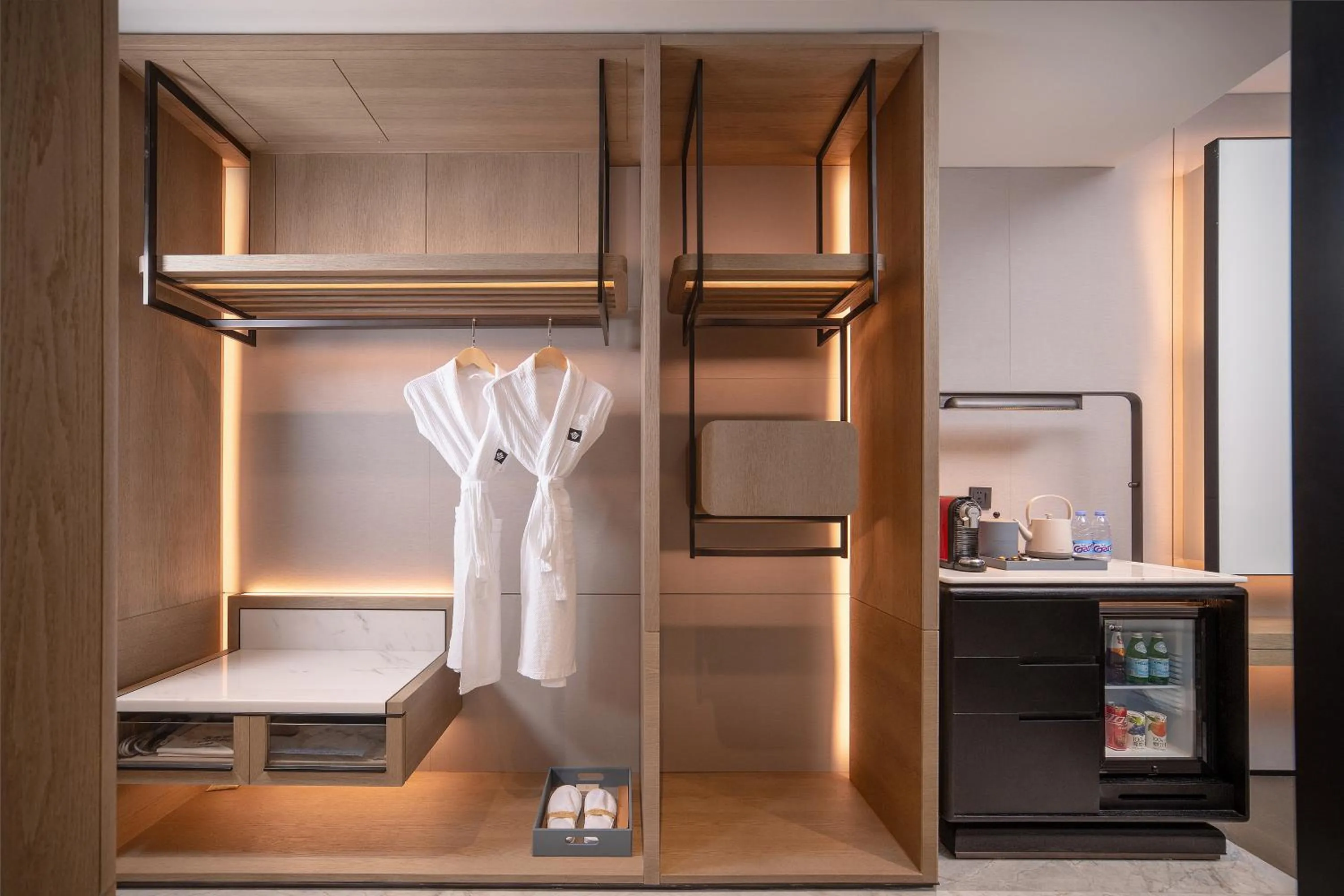 minibar in Wyndham Grand Shenzhen Guangming