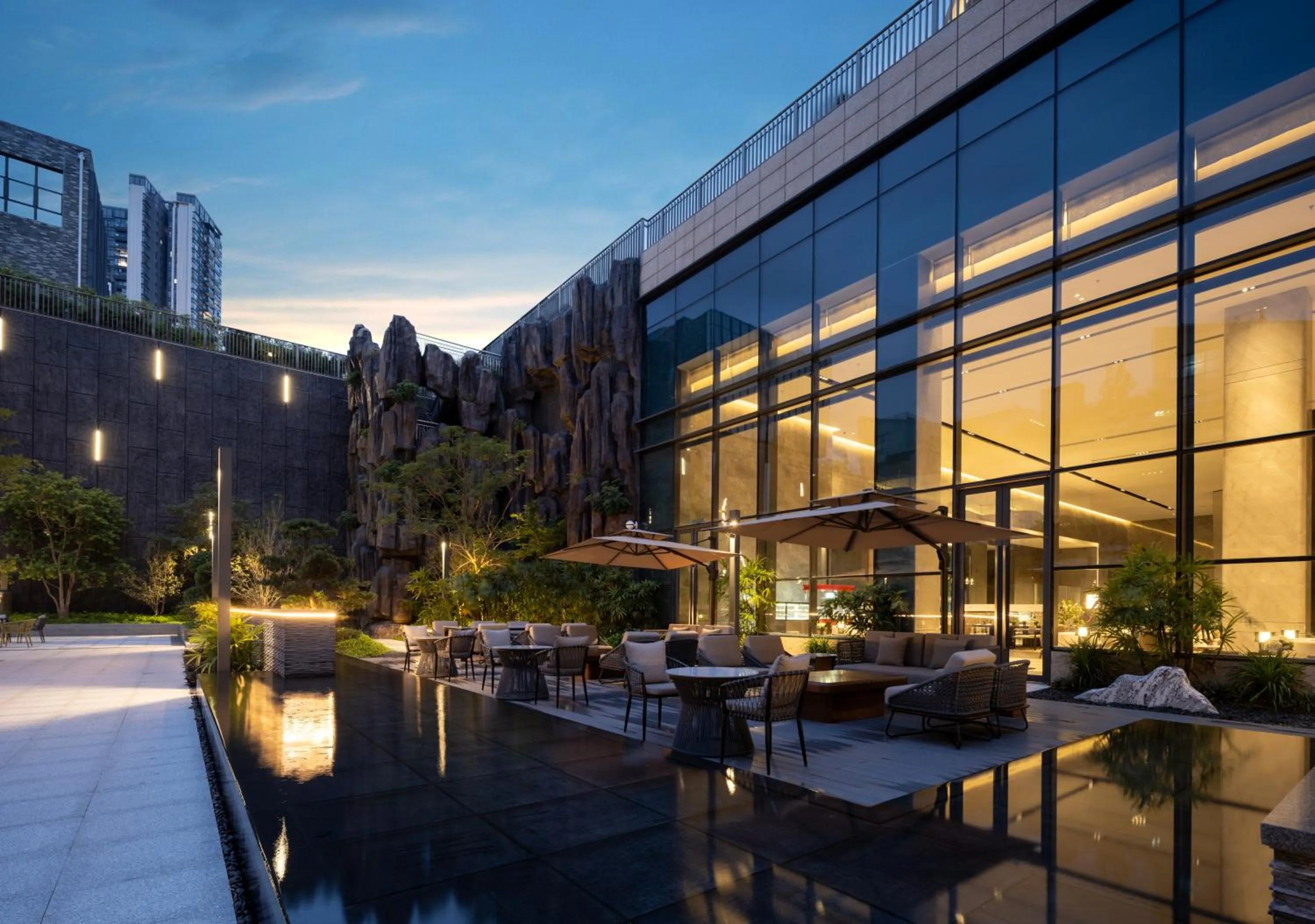 Garden in Wyndham Grand Shenzhen Guangming